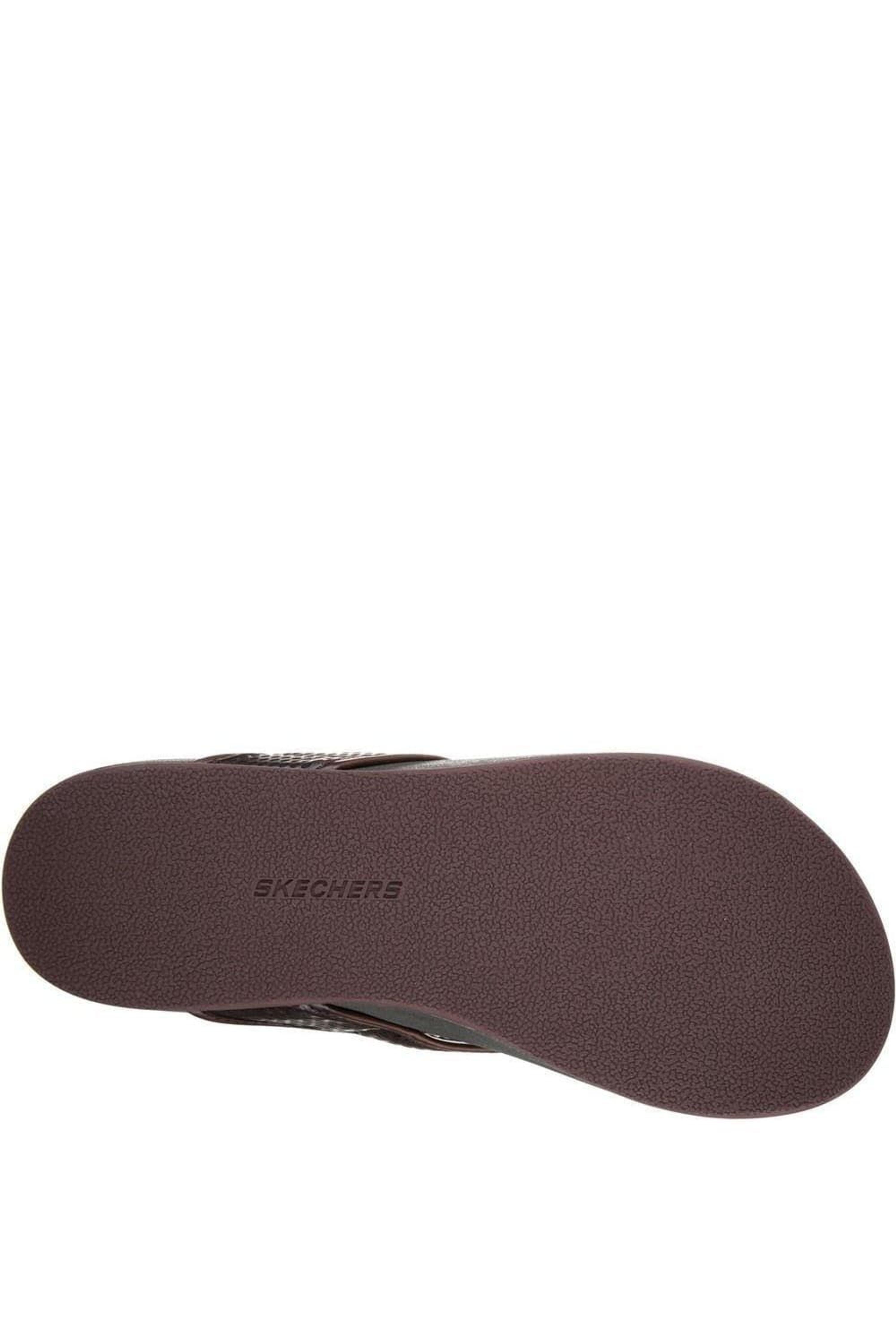 Skechers Pelem Emiro Flip-flops in Brown for Men | Lyst