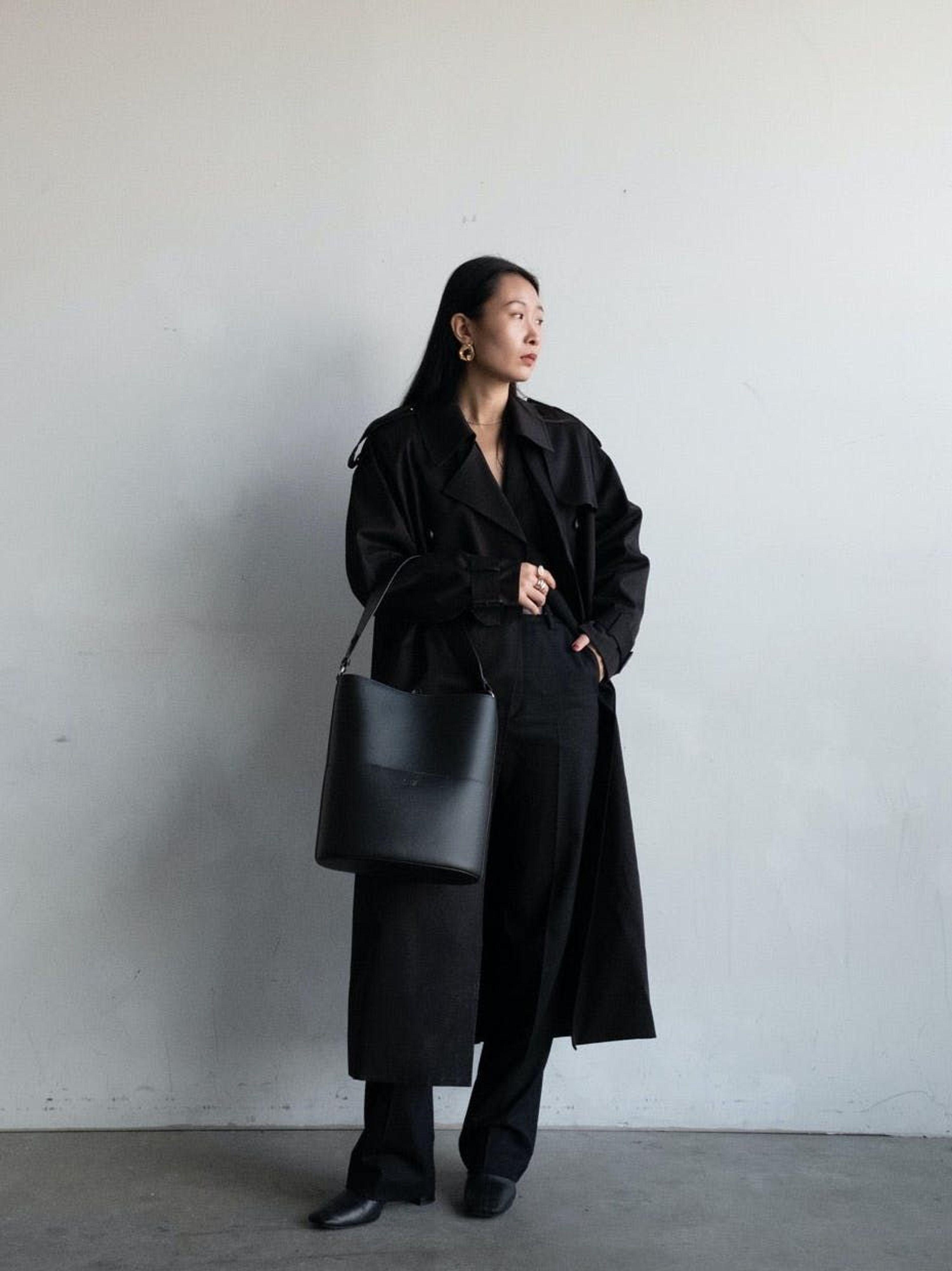 Linnea Tote Black - Luxury Vegan Work Bag | Work bag, Tote, Black luxury
