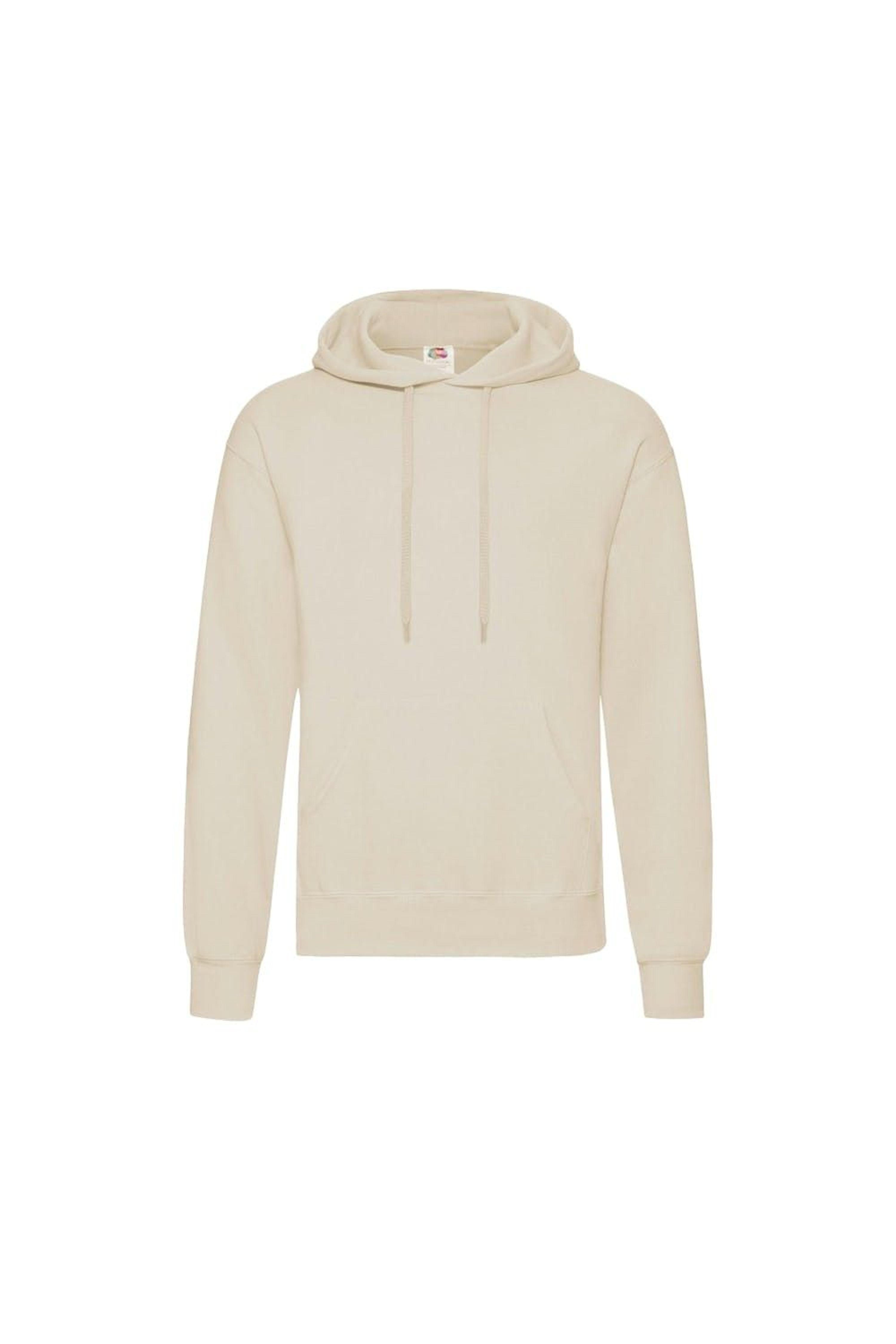 Fruit Of The Loom Classic Hooded Sweatshirt in White Lyst