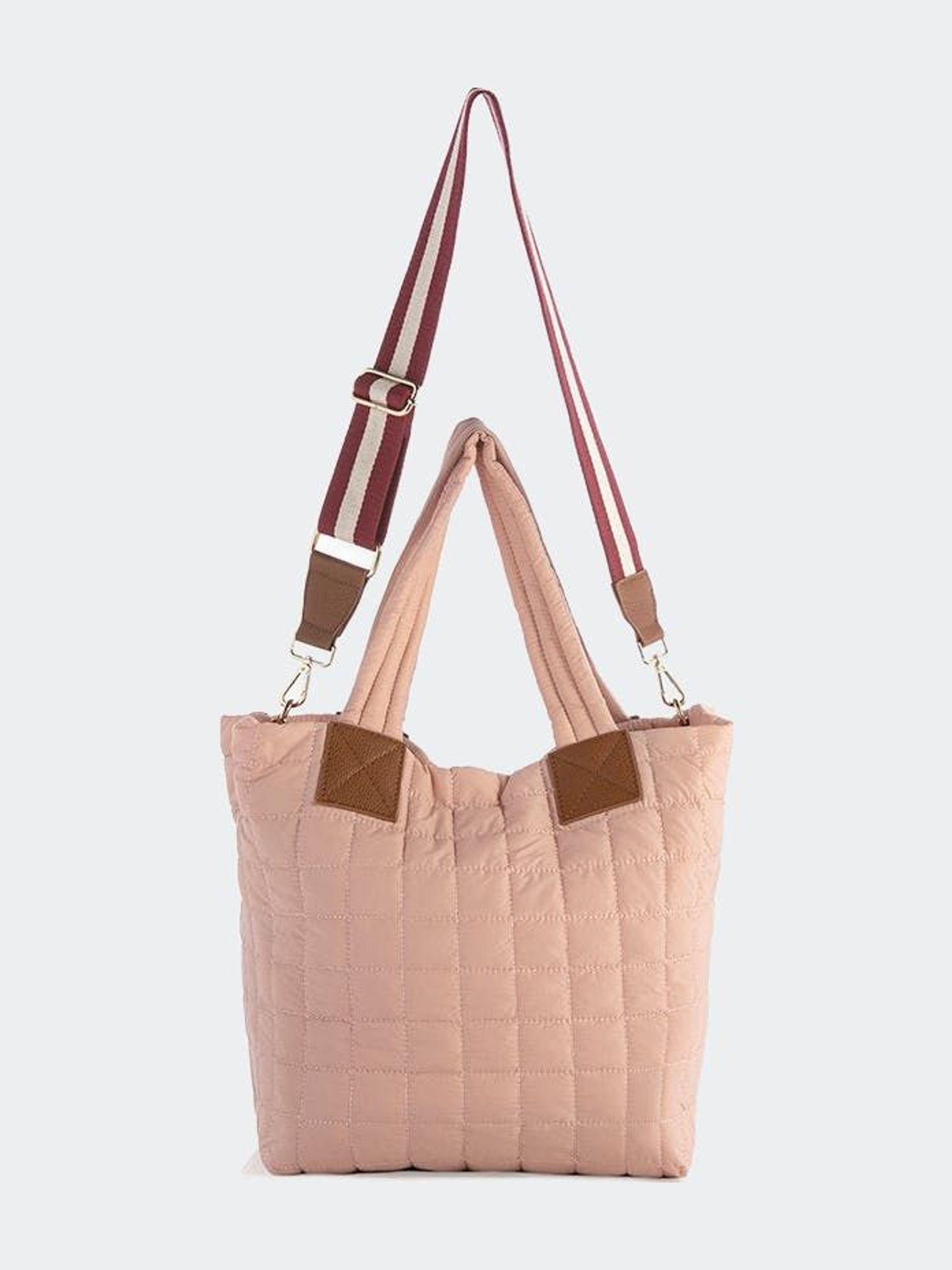 Shiraleah Ezra Quilted Tote Lilac