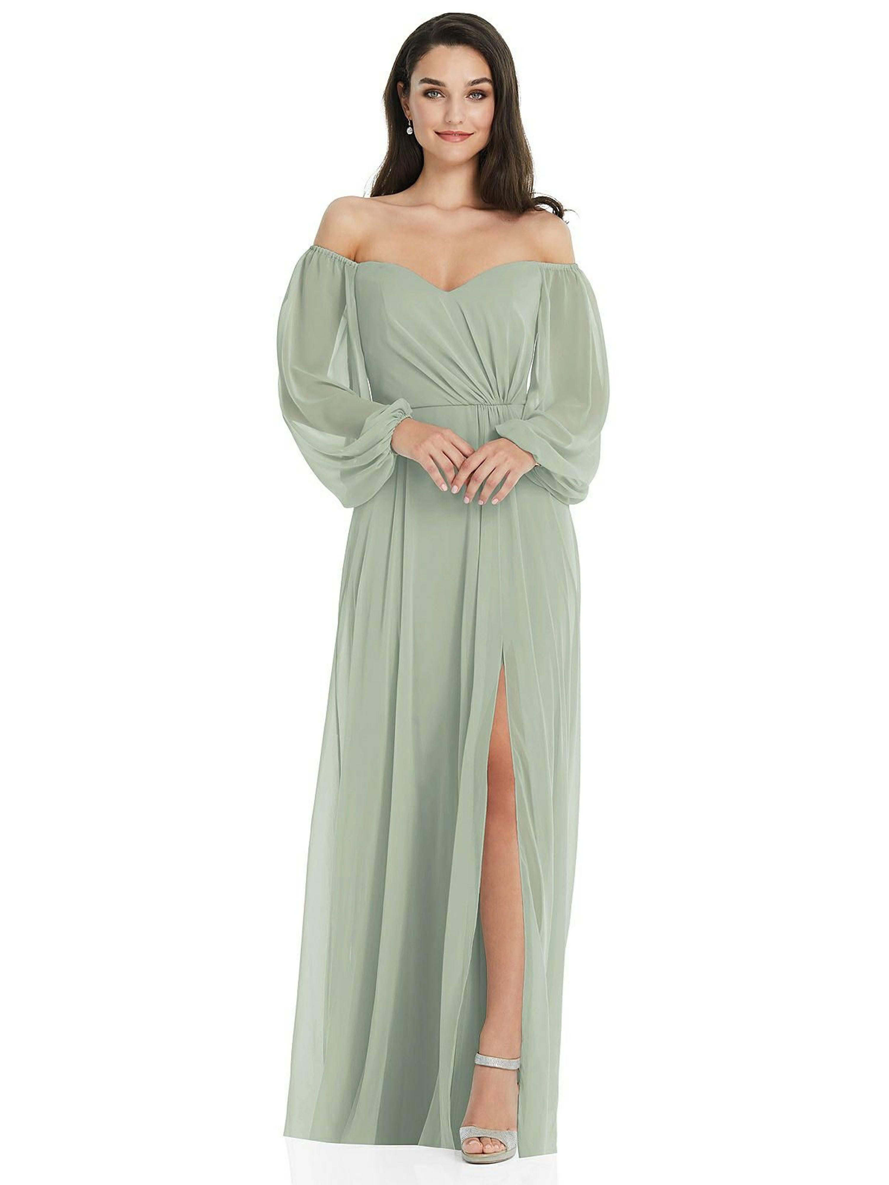 Dessy collection 2025 off the shoulder