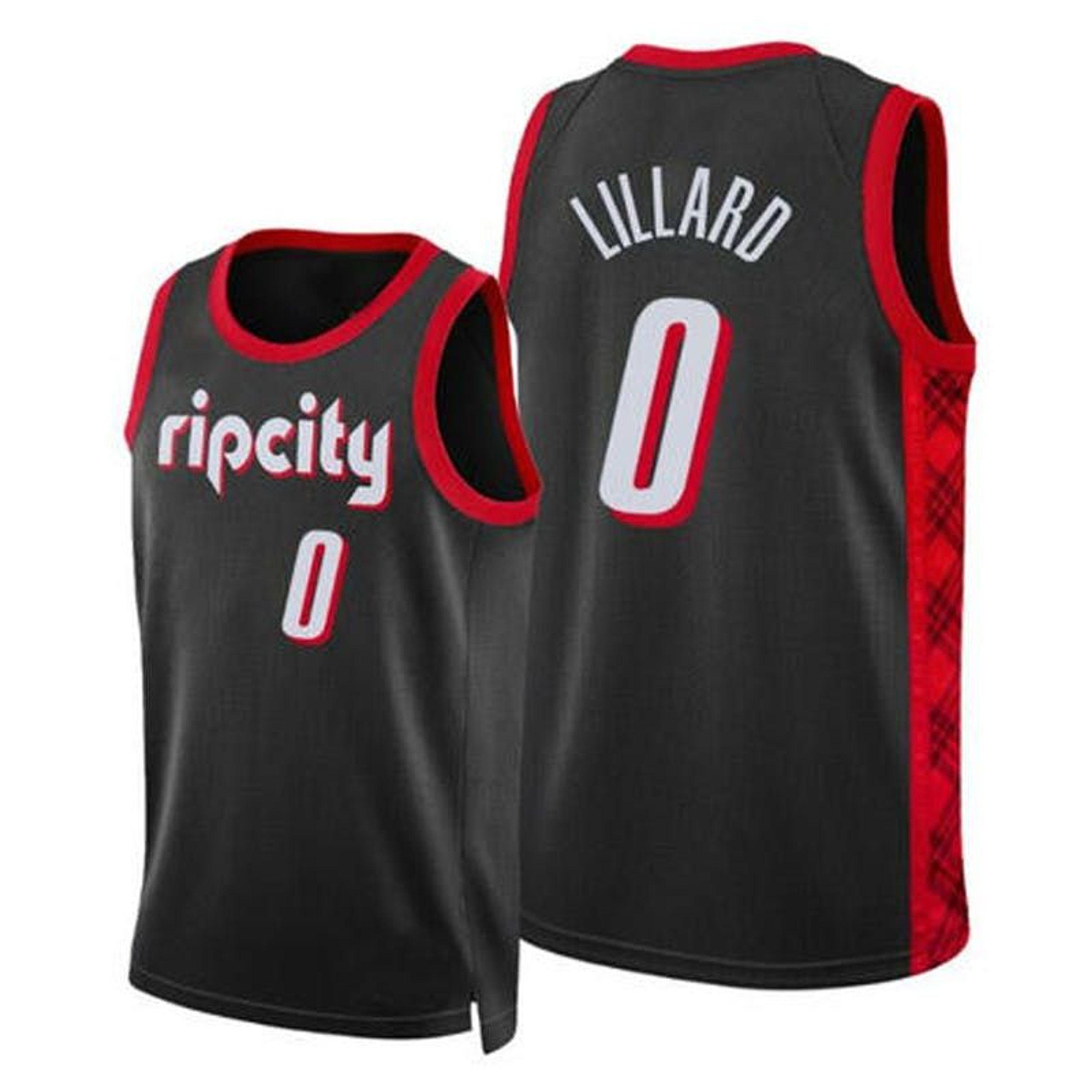 Sheshow Portland Trail Blazers Damian Lillard 2021-22 City Edition Jersey  in Black for Men | Lyst