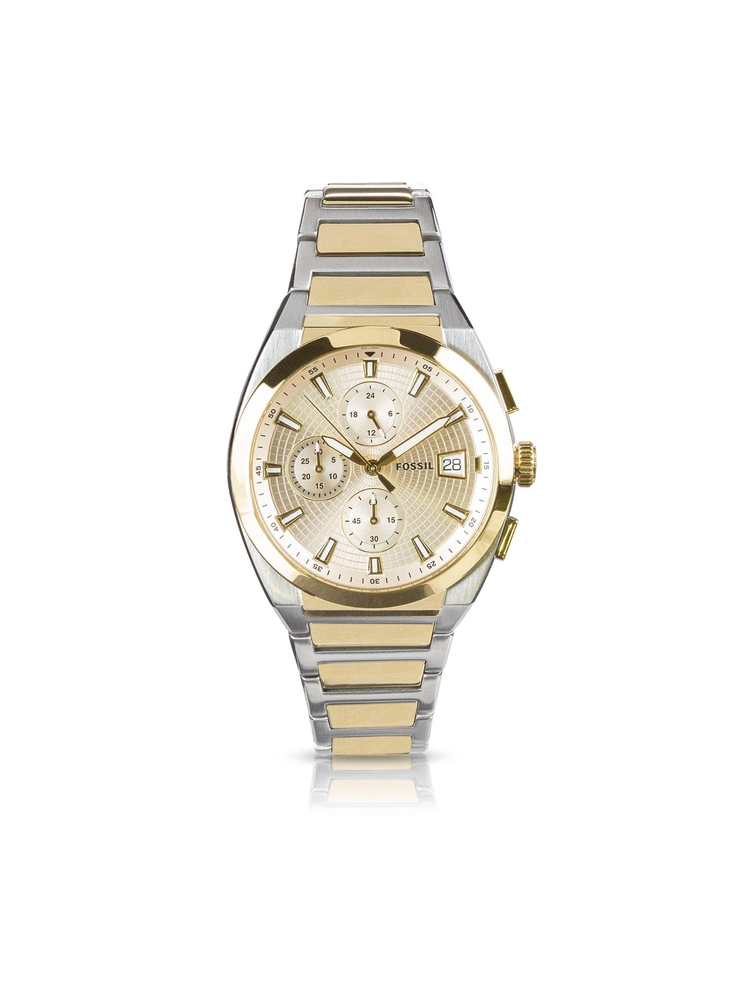 Fossil Everett Fs5796 Elegant Japanese Movement Fashionable Chronograph