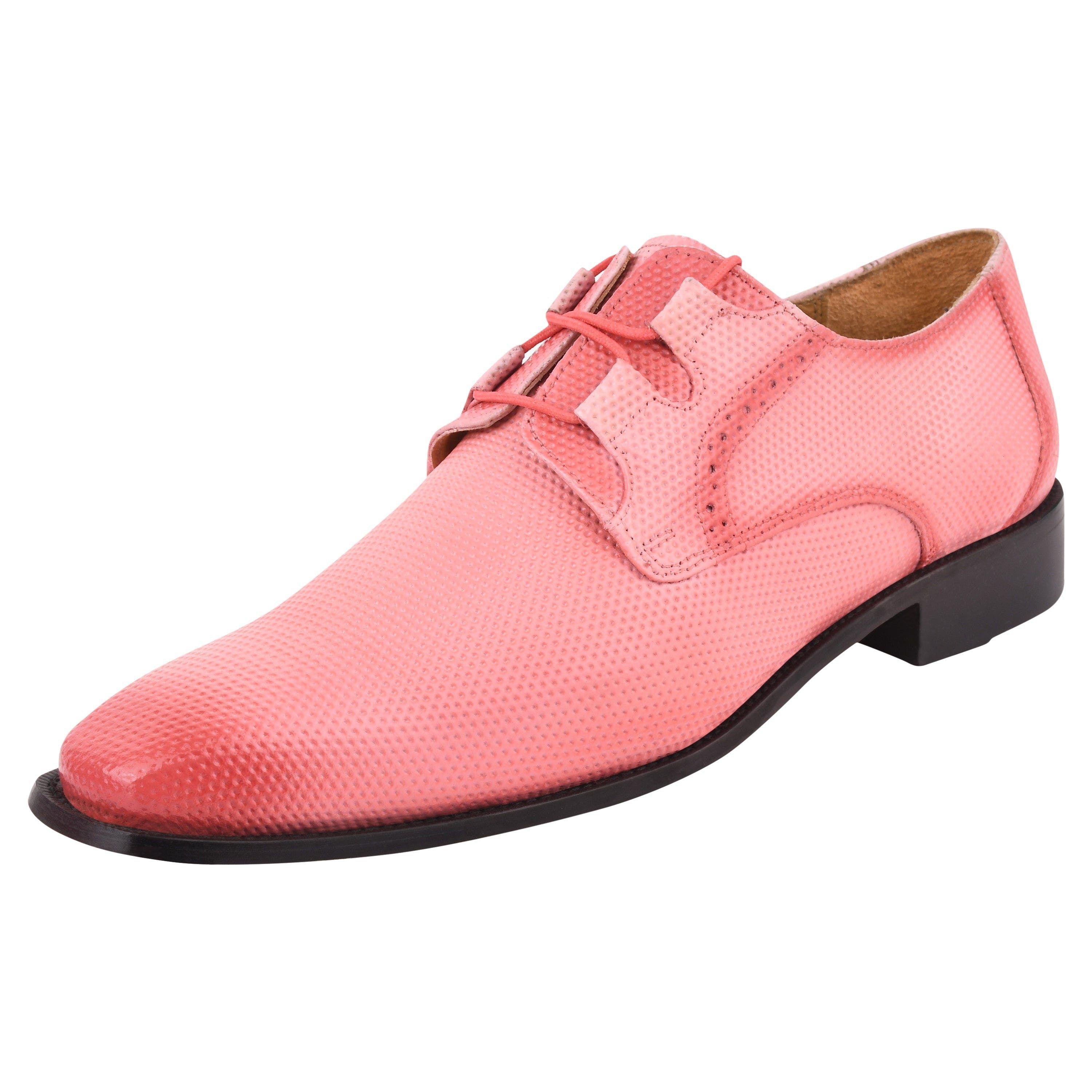 Boyka Leather Red and White Oxford Dress Shoes with Red Bottom