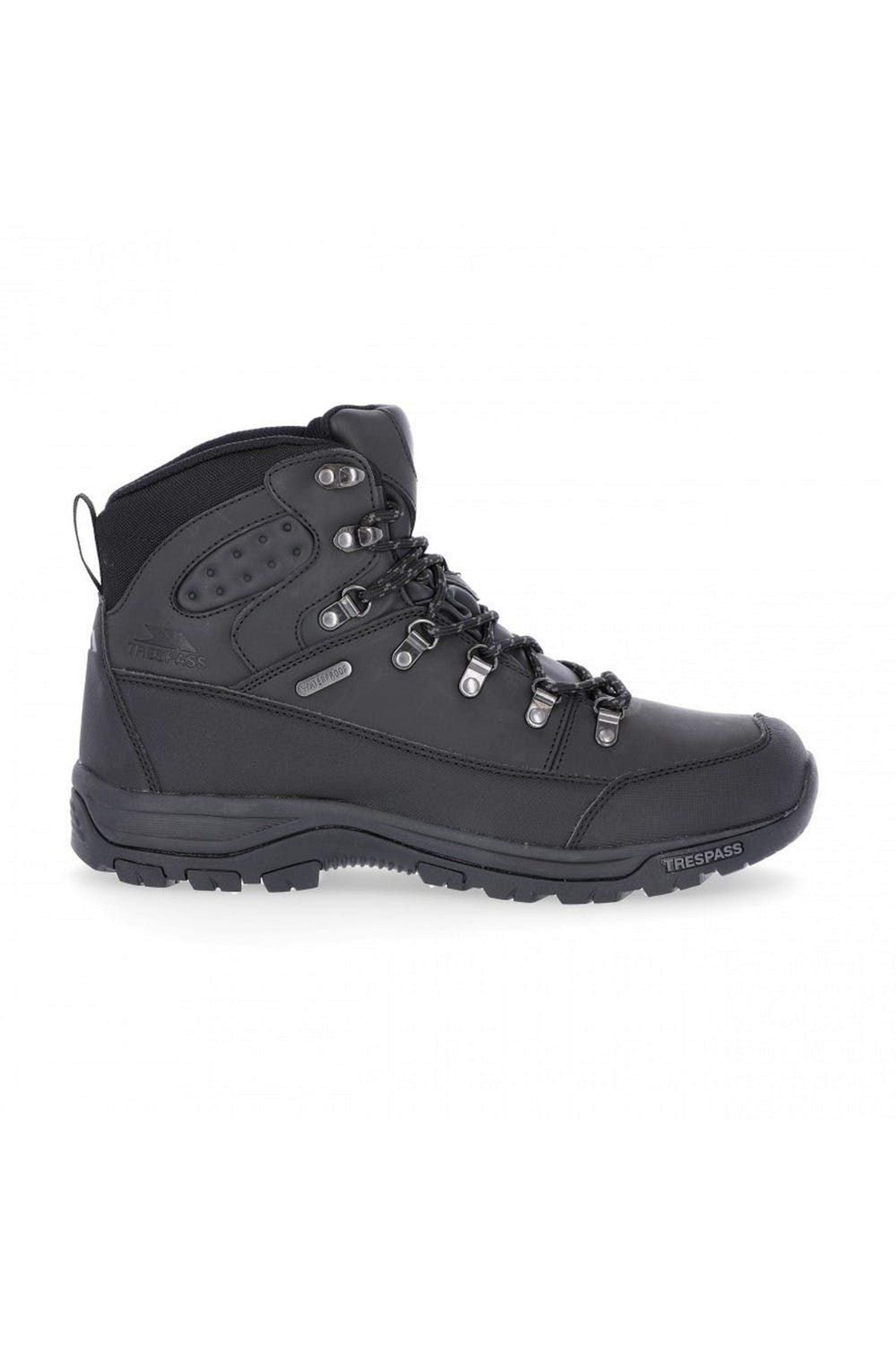 Trespass Thorburn Waterproof Hiking Shoes in Black for Men | Lyst