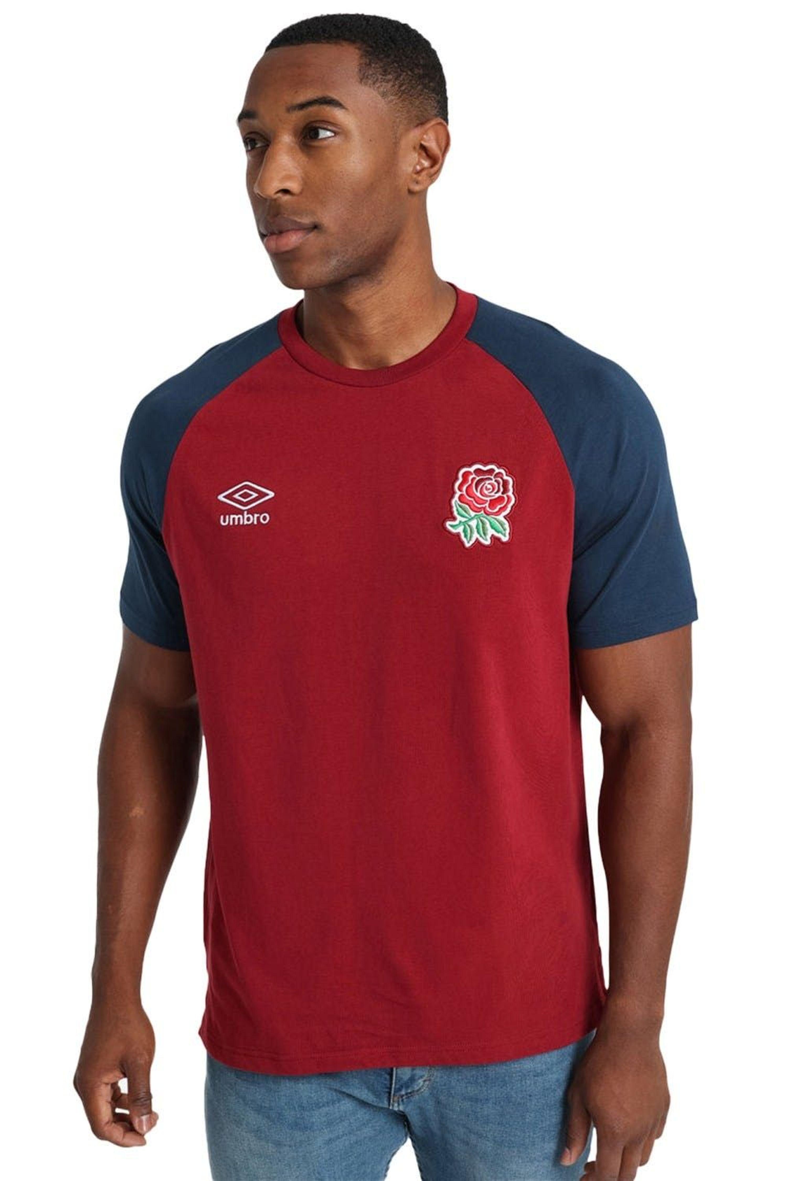 Denemarken Dapperheid Minister Umbro England Rugby Classic T-shirt in Red for Men | Lyst