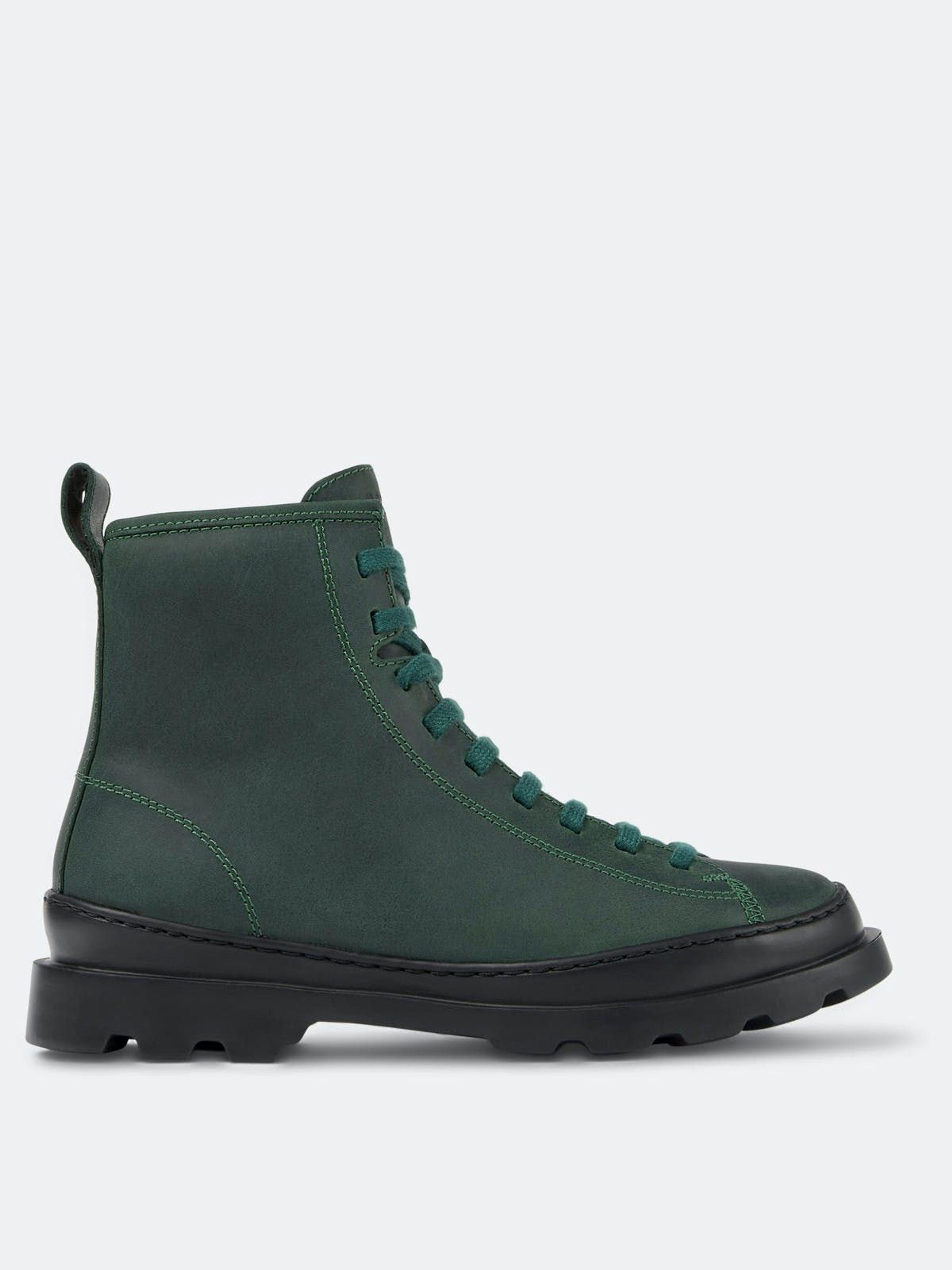 Camper Brutus Ankle Boots in Green | Lyst