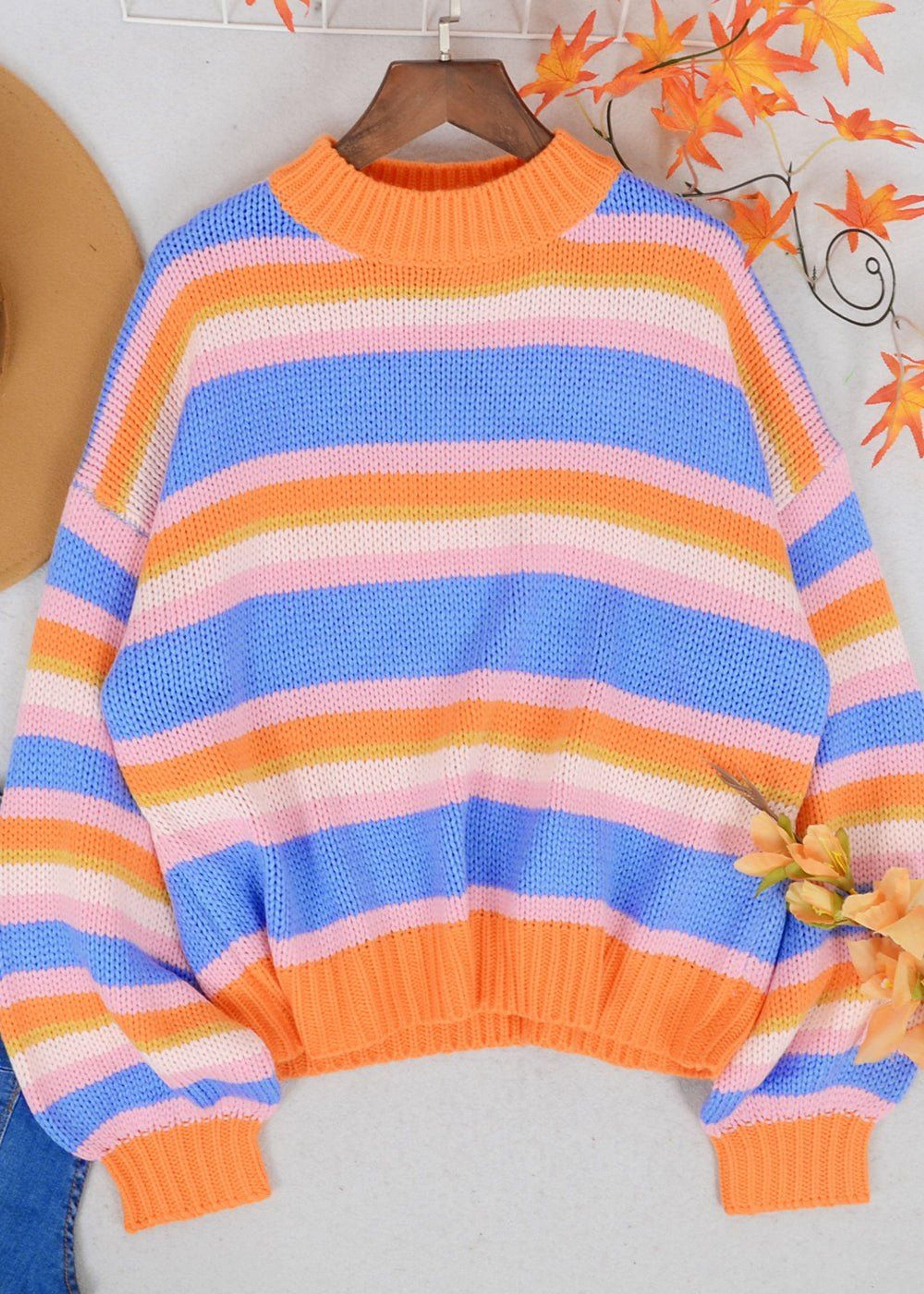 Retro best sale striped sweater