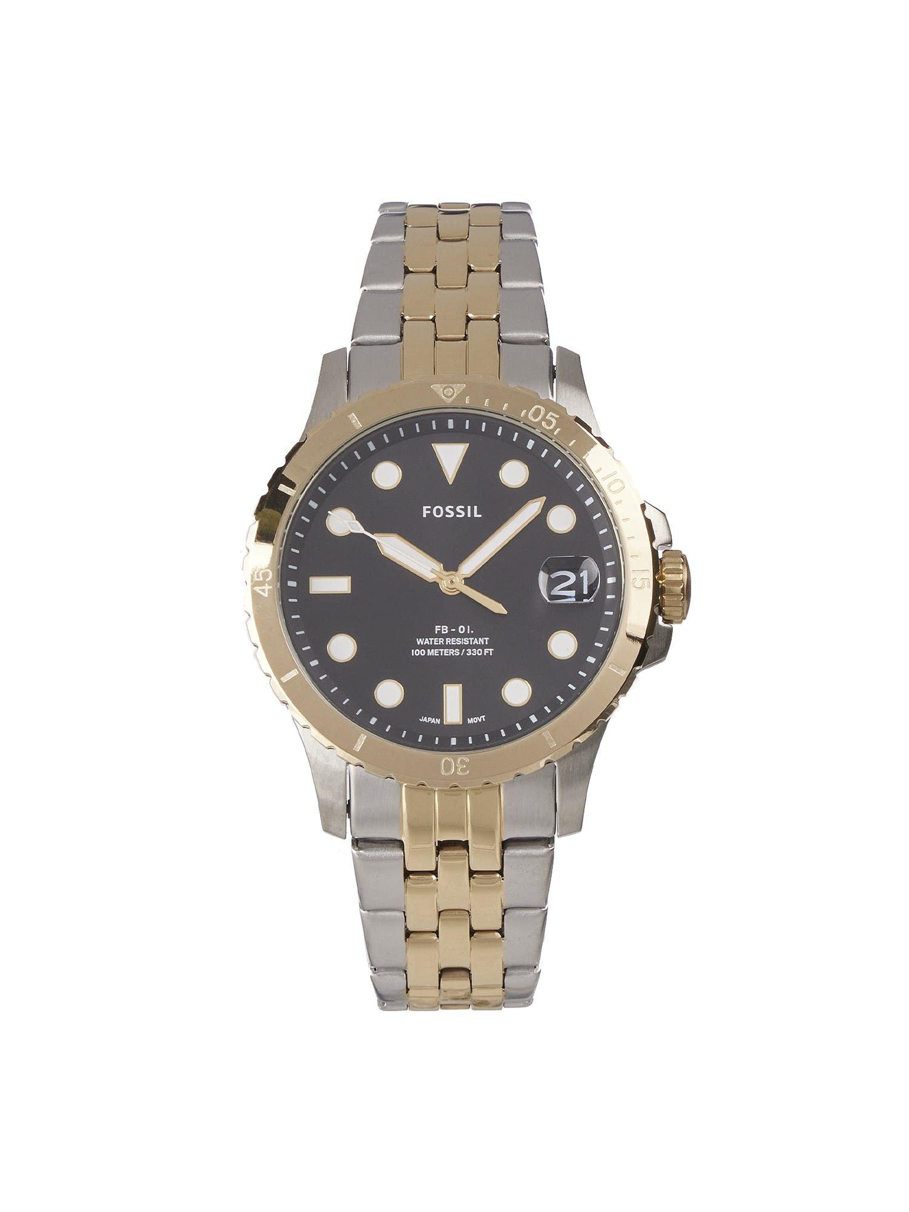 Fossil Es4745 Elegant Japanese Movement Fashionable Threehand Date Two