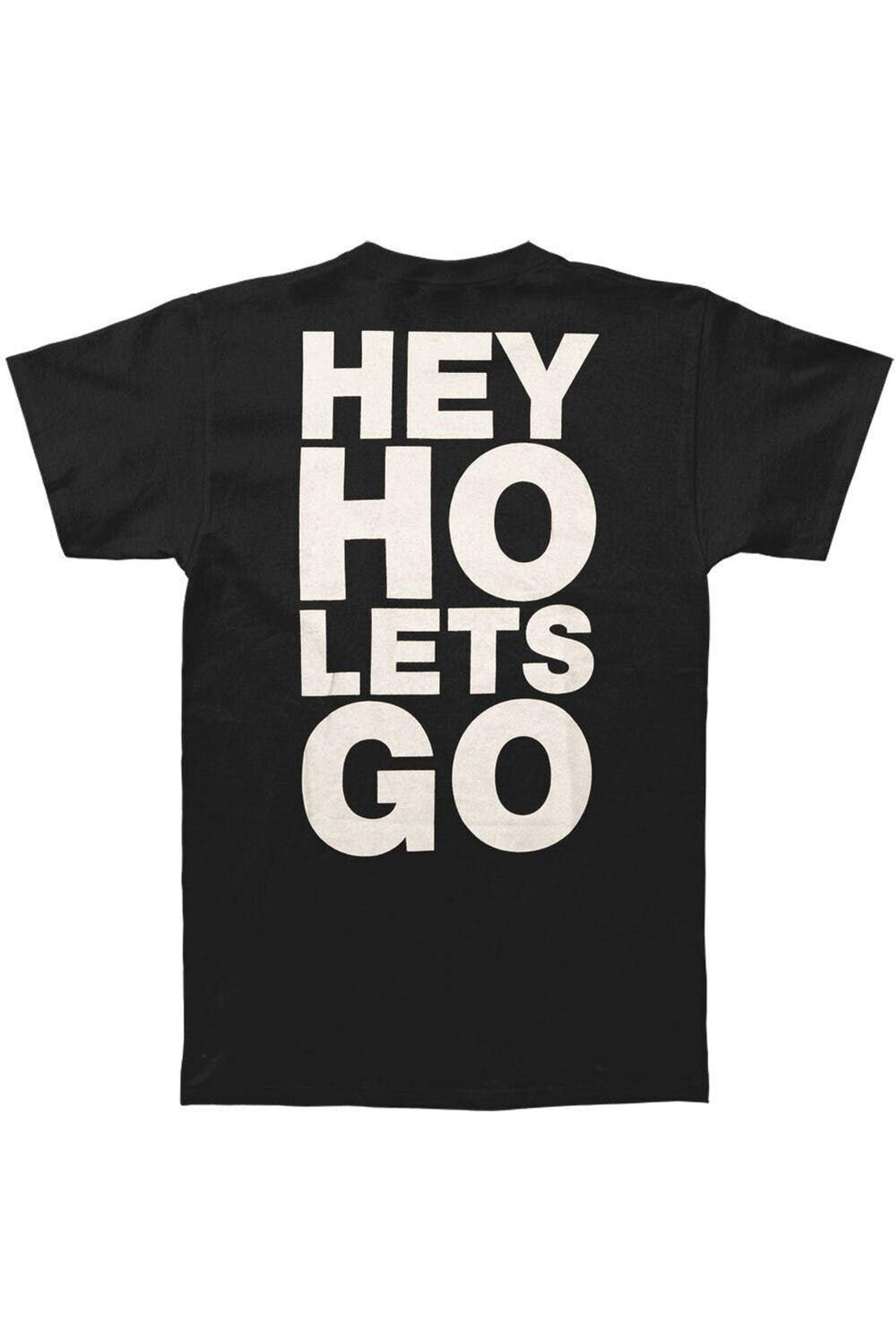 Ramones Adult Hey Ho Back Print T-shirt in Black | Lyst
