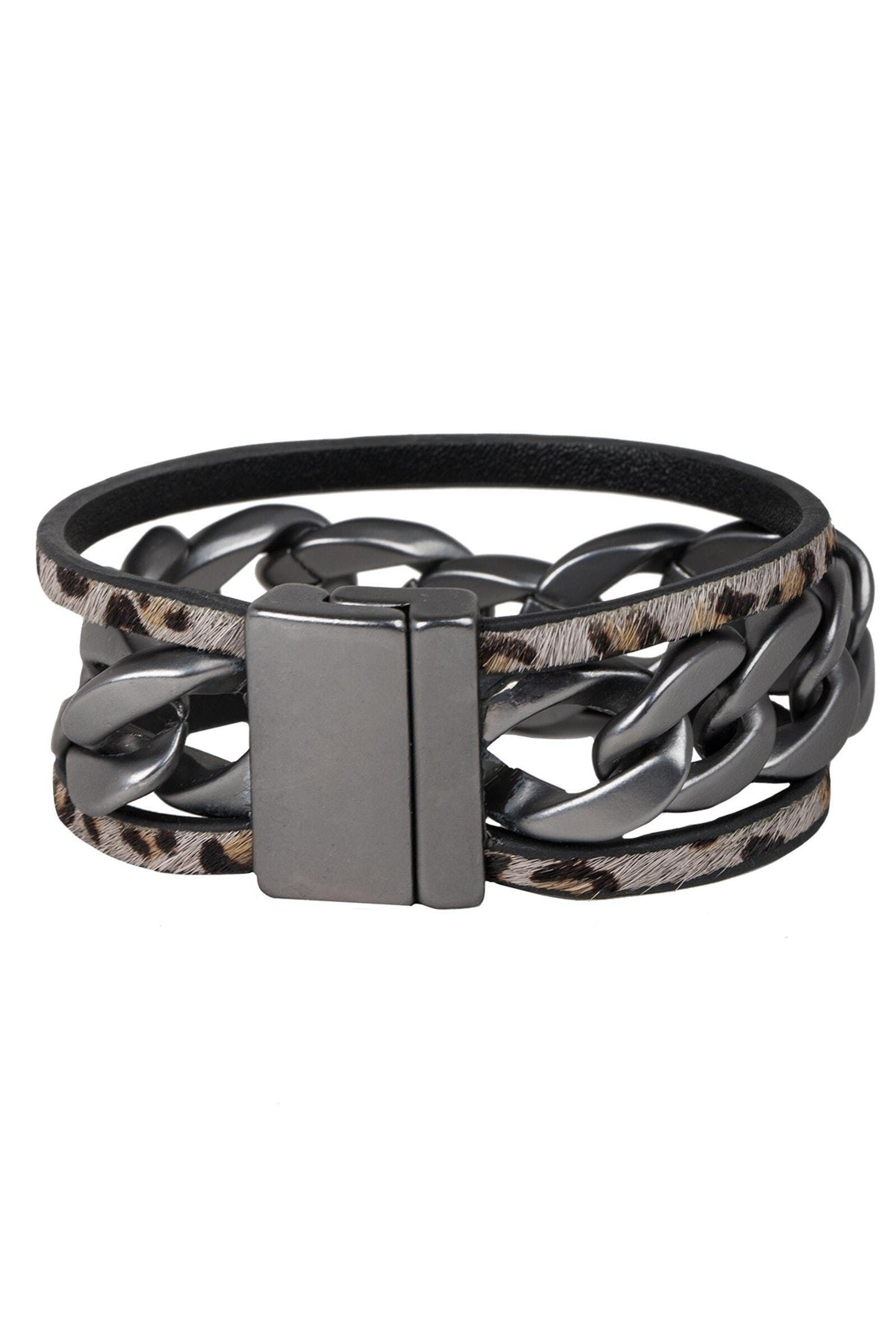 Women's Designer Silver & Leather Bracelets