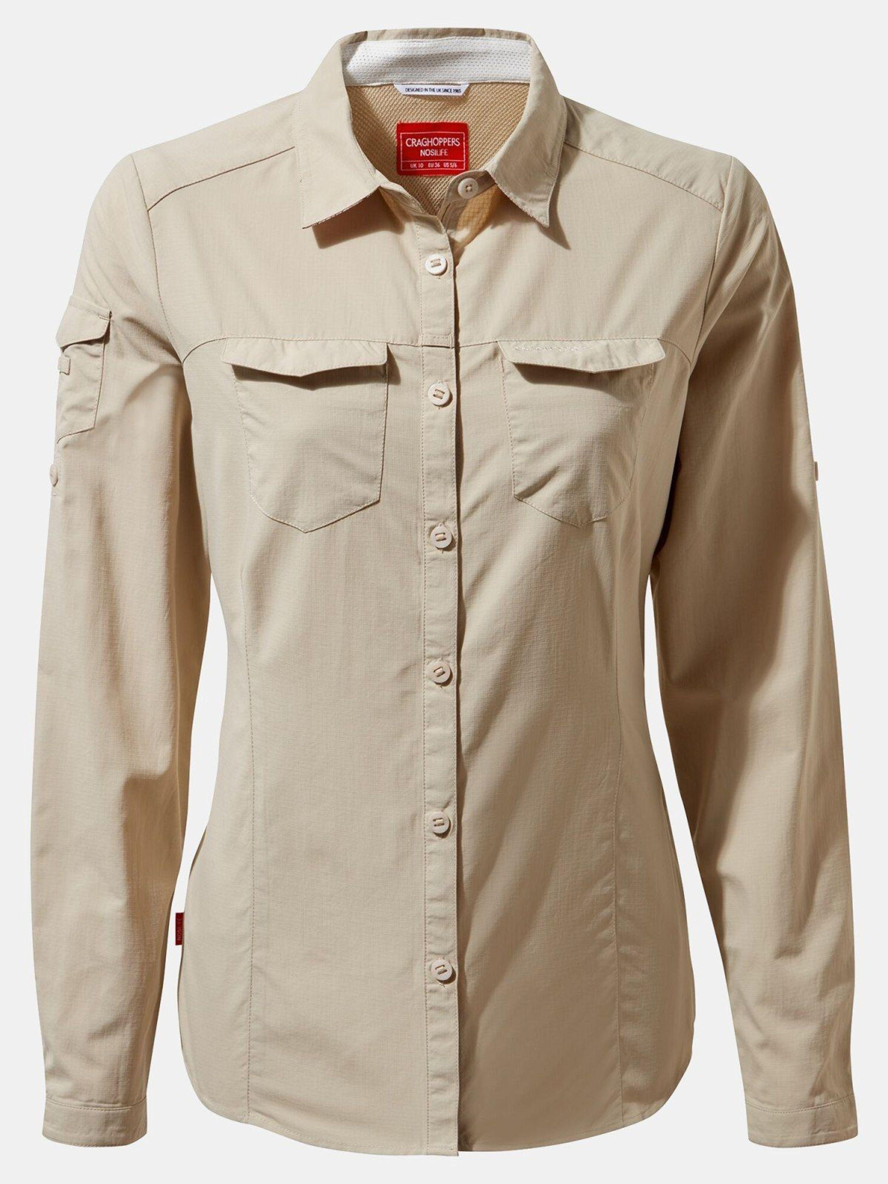 Craghoppers Nosilife Adventure Ii Long Sleeved Shirt in Natural | Lyst