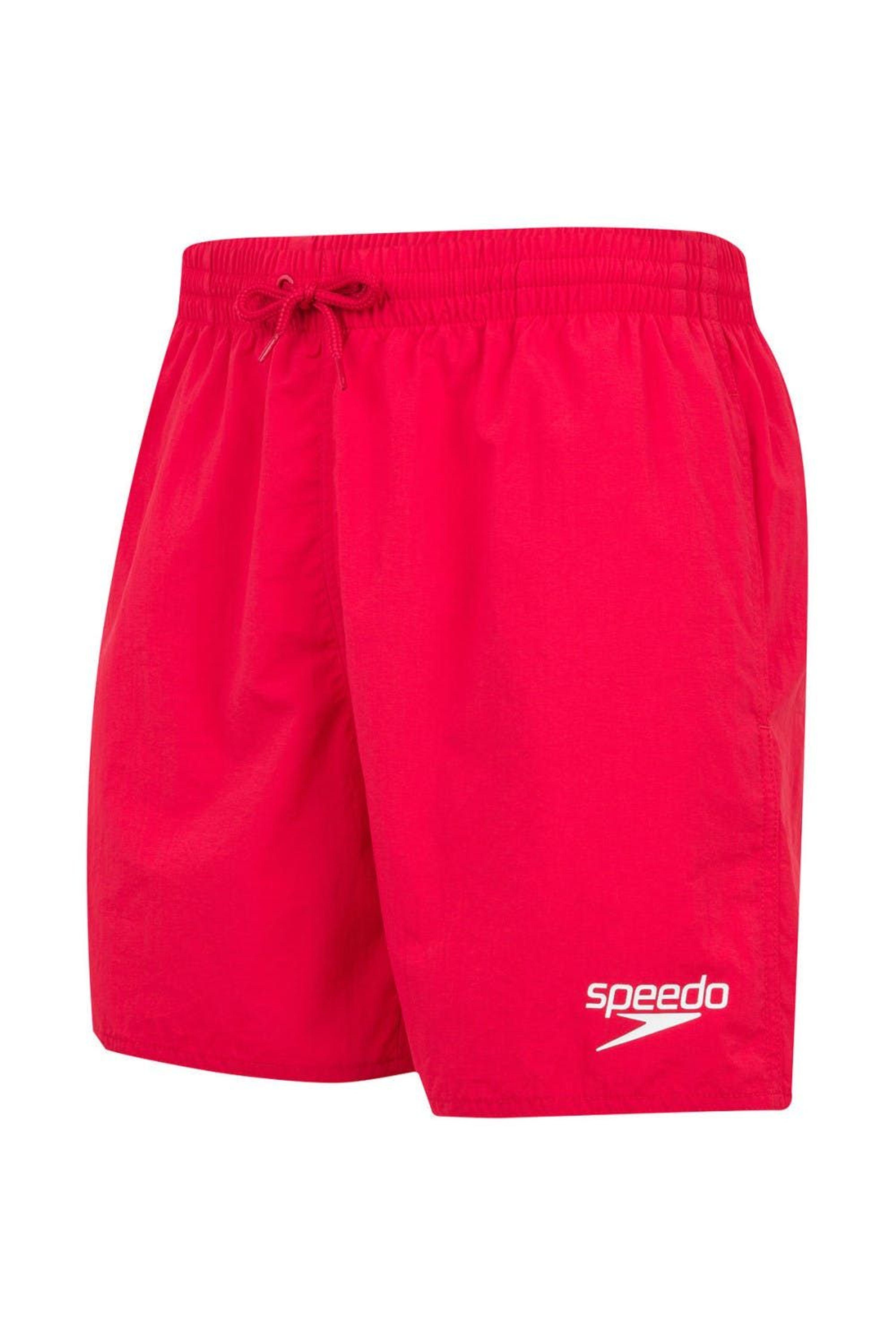 leider Dek de tafel evenaar Speedo Essentials 16 Swim Shorts in Red for Men | Lyst