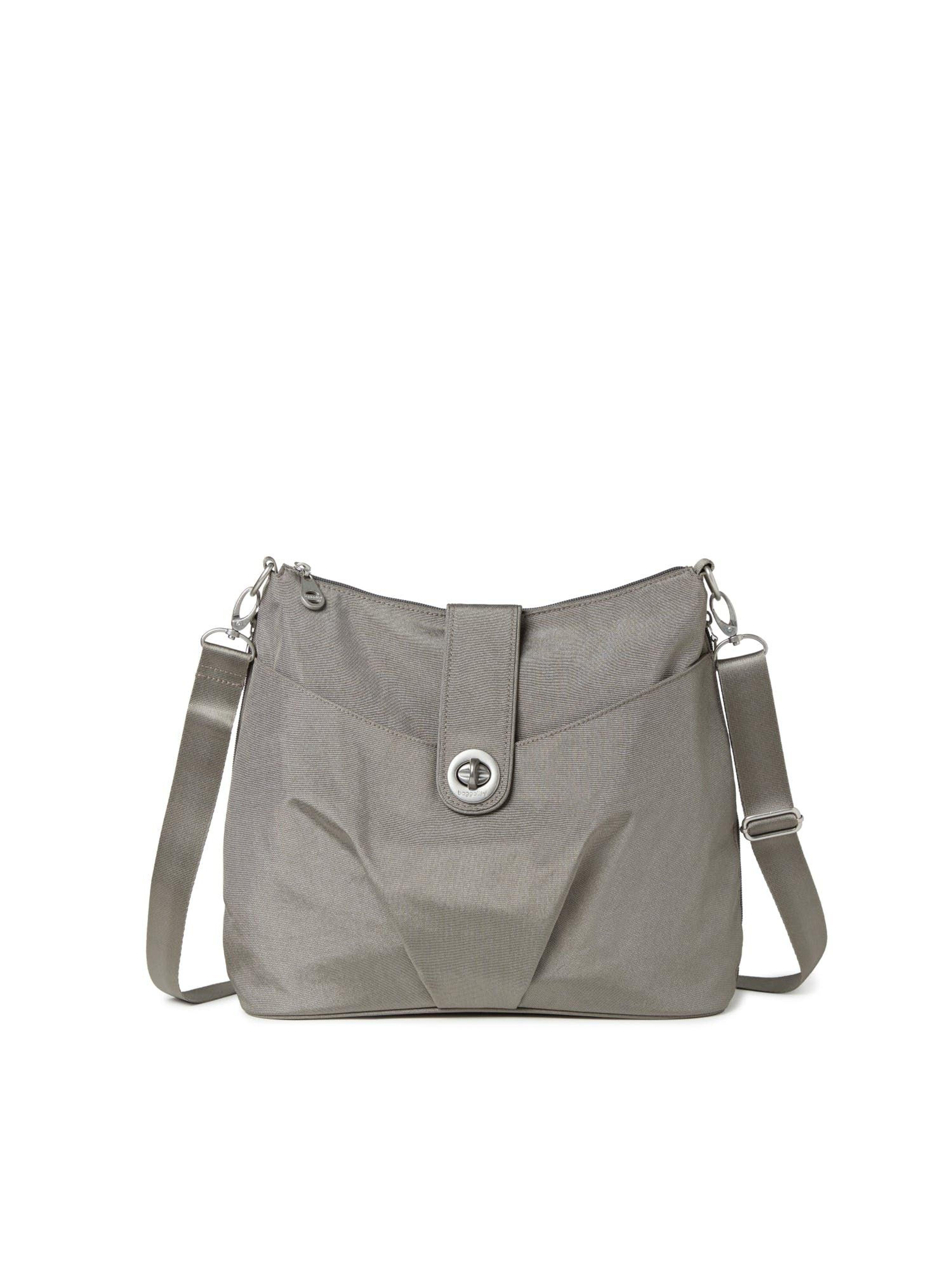 Baggallini Helsinki Crossbody Hobo Bag in Gray Lyst