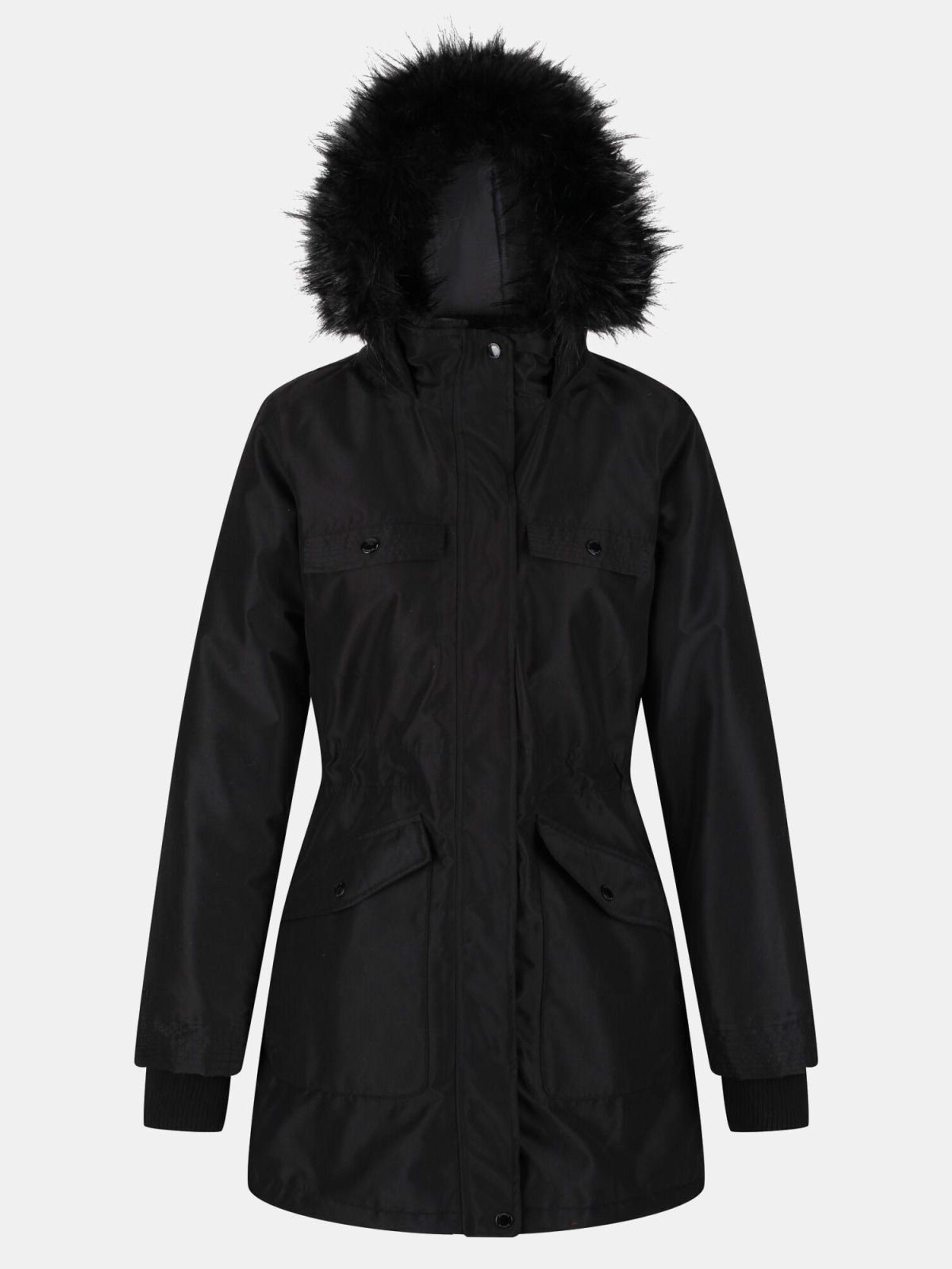 Regatta Samiyah Insulated Parka in Black Lyst