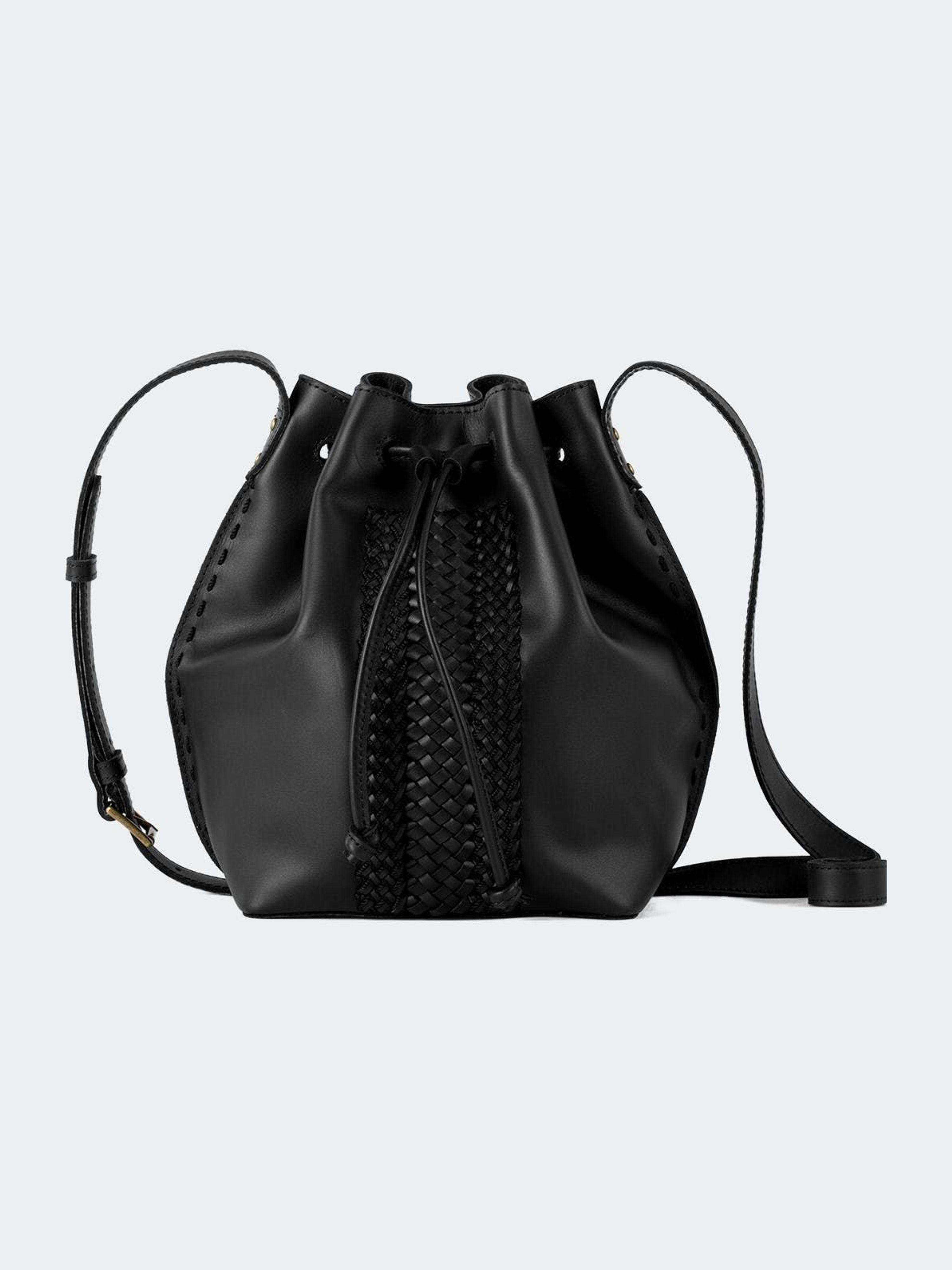 The Sak Ivy Drawstring Bucket Bag in Black Lyst