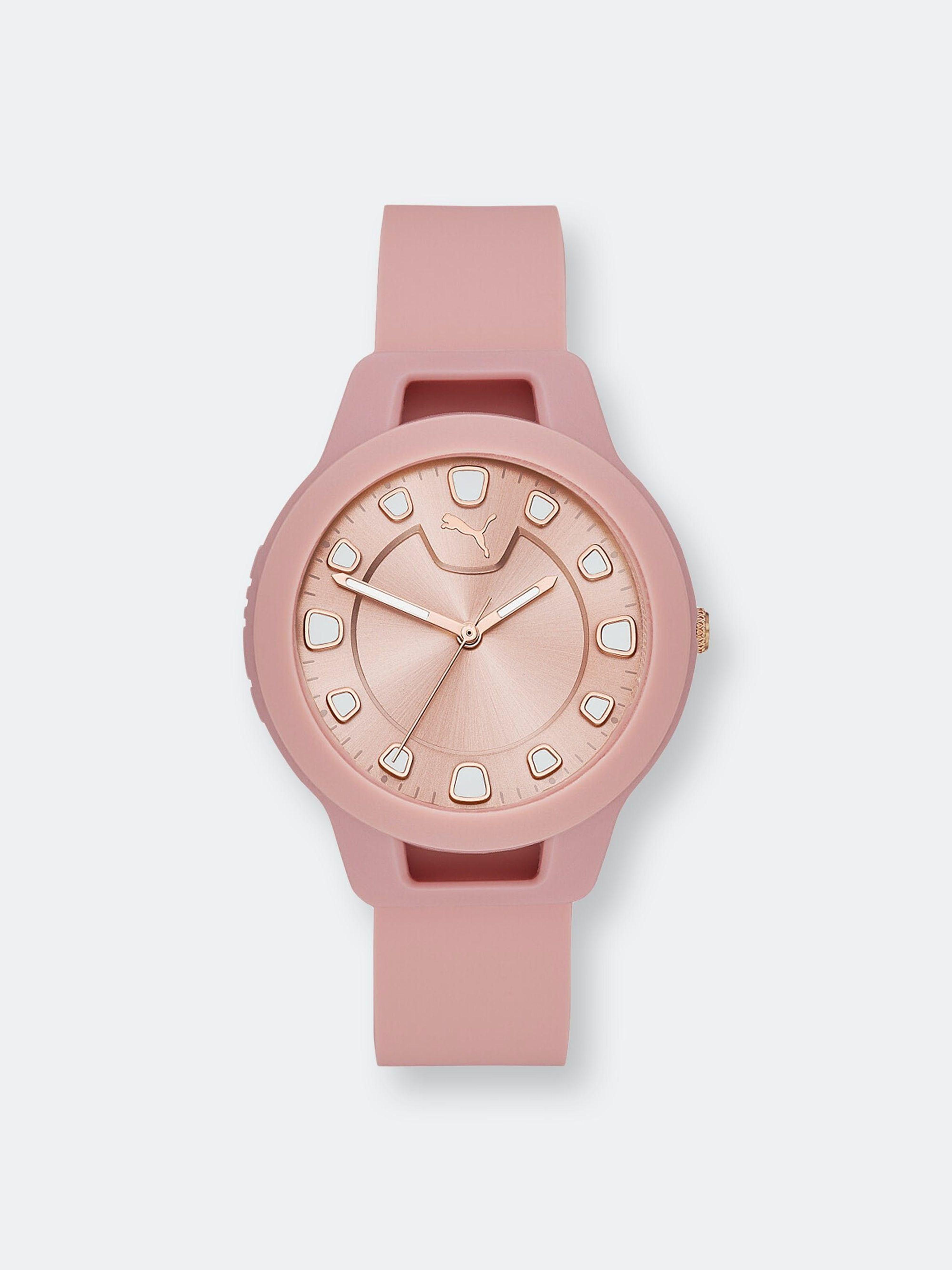 PUMA Reset V1 P1021 Pink Silicone Quartz Fashion Watch | Lyst