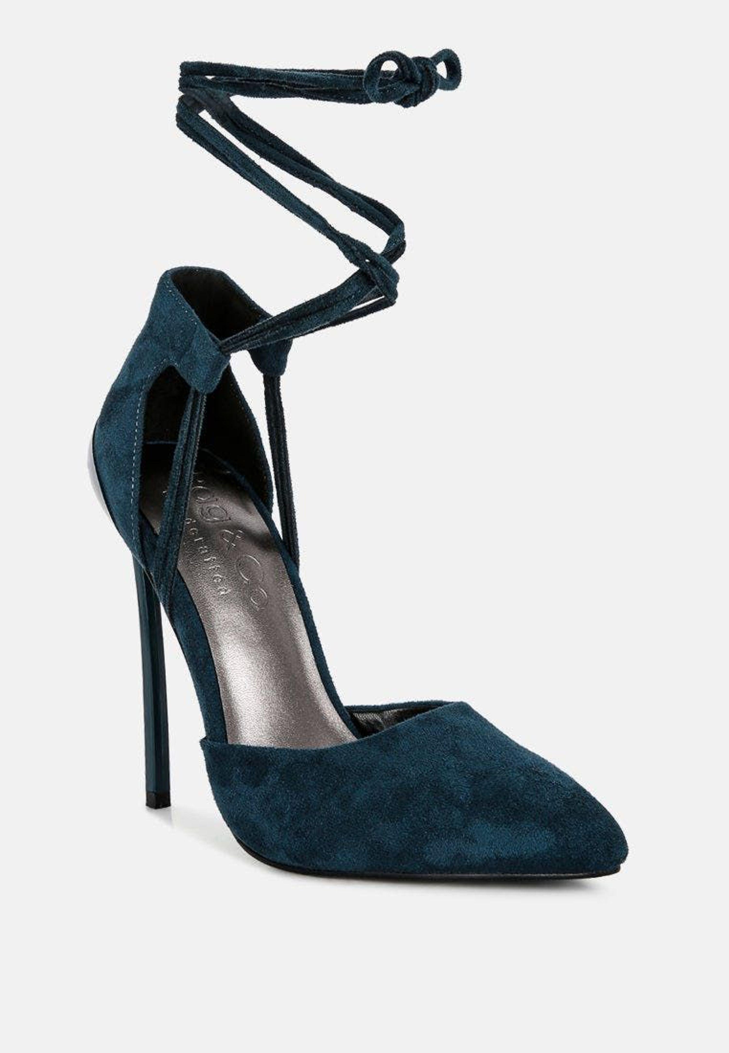 blue rag sandals