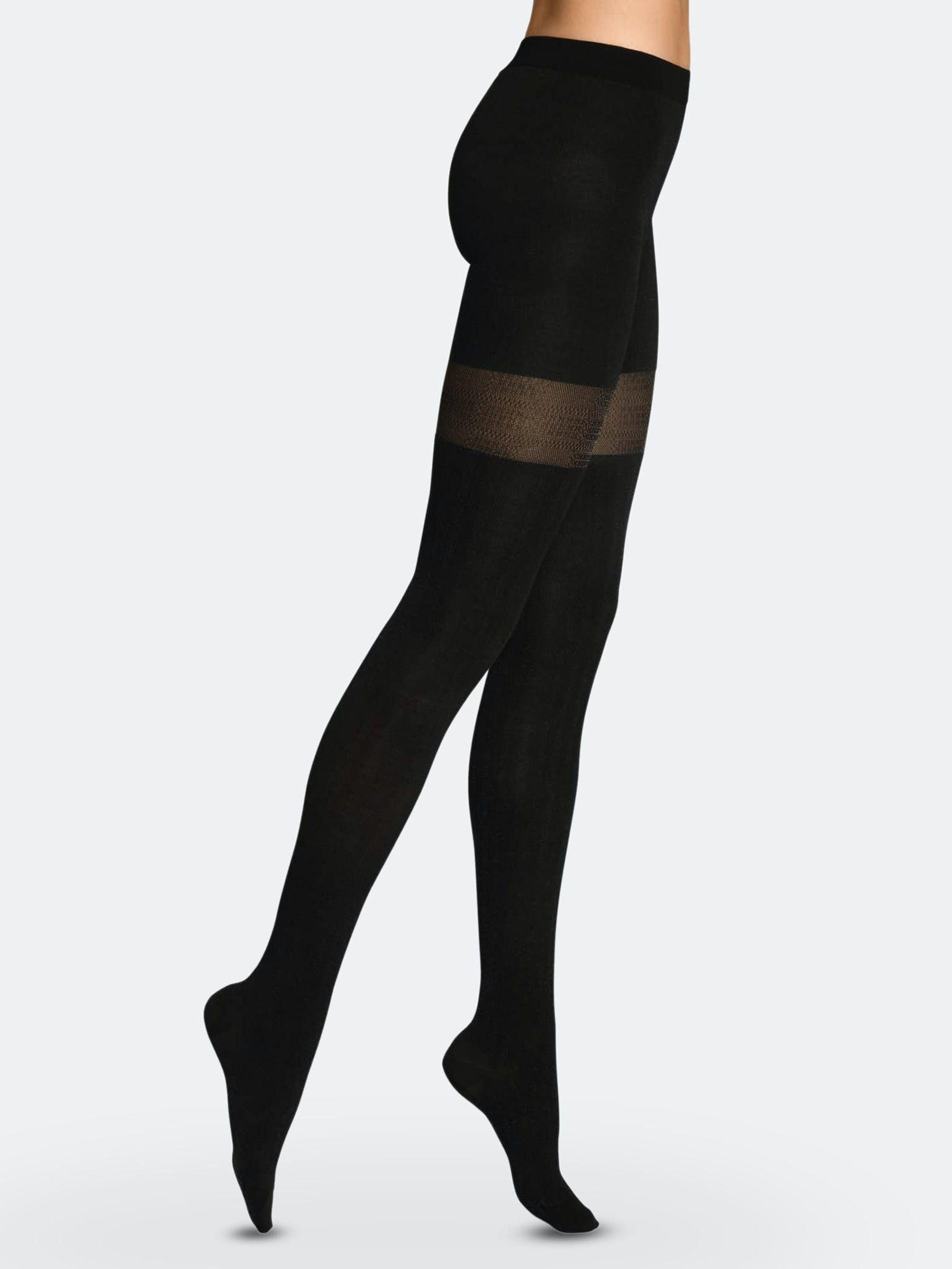 Item M6 Cashmere Tights in Black Lyst