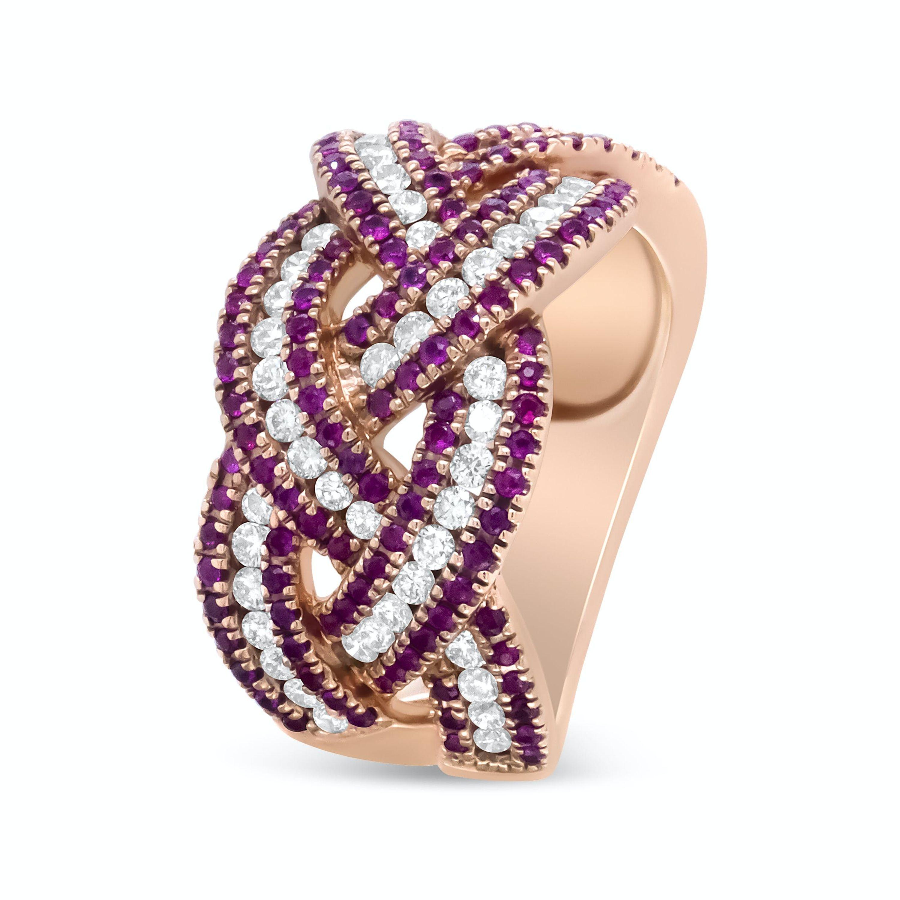Louis Vuitton 18K 1.00 Ct. Tw. Diamond Flower Cocktail Ring