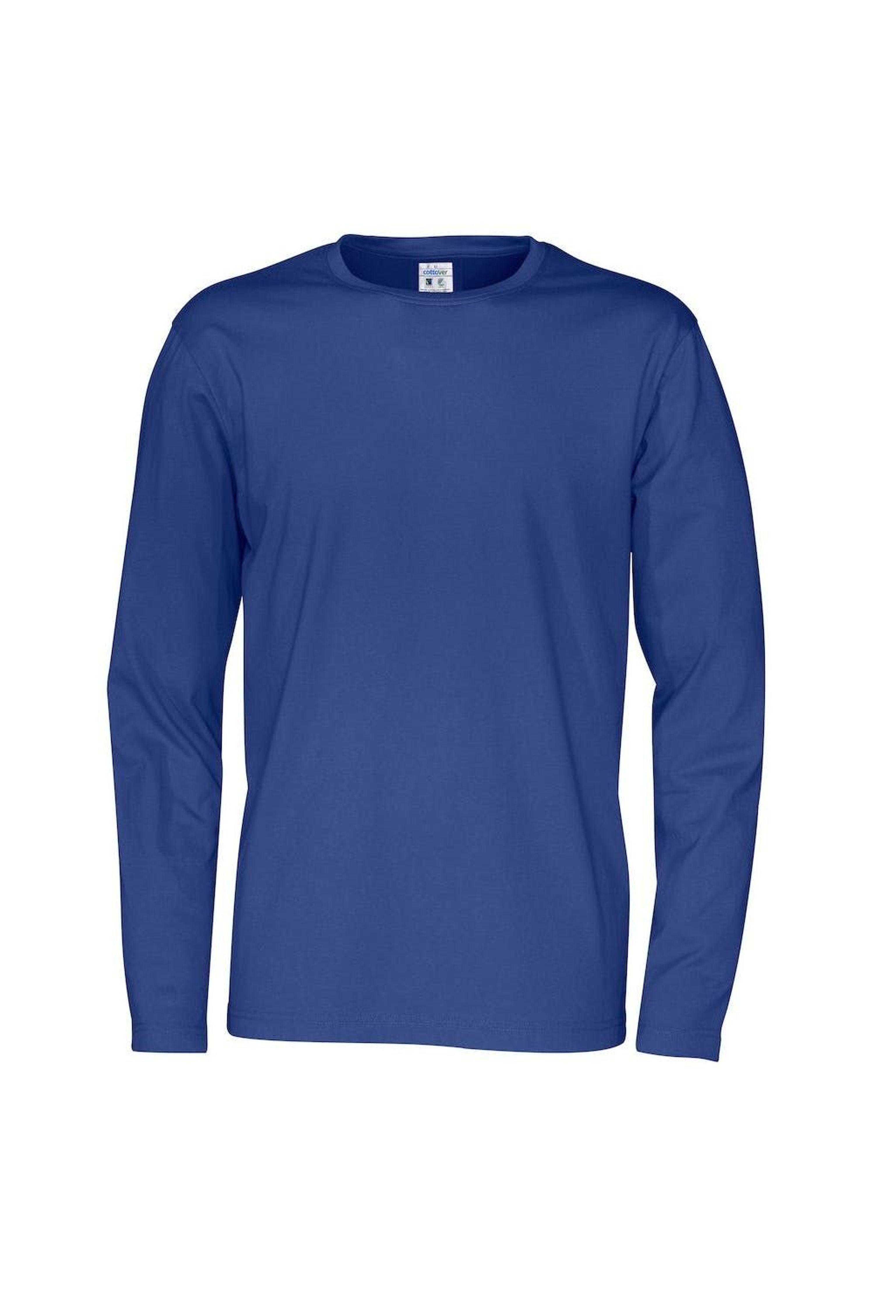 Cottover Long-sleeved T-shirt in Blue for Men | Lyst