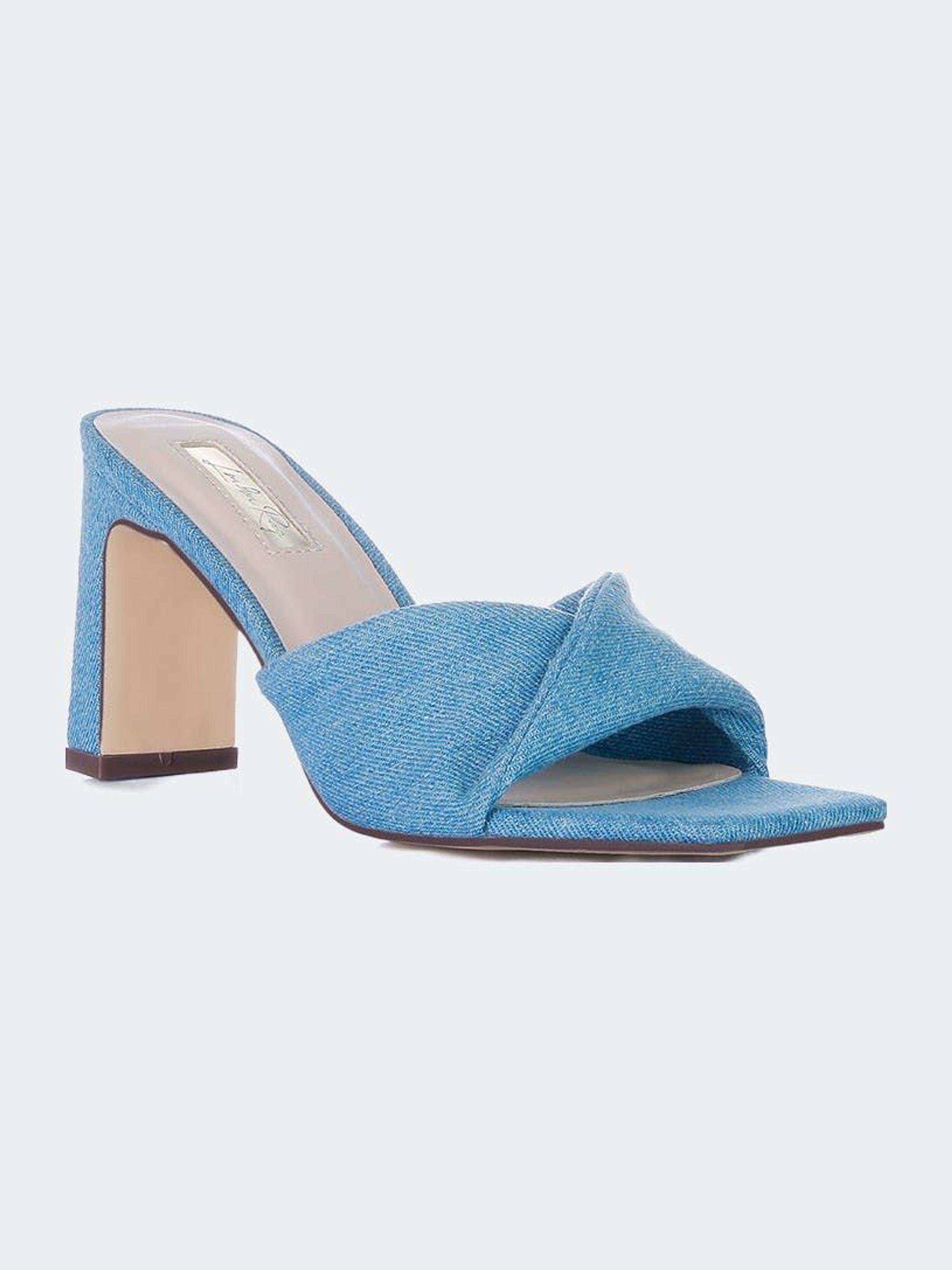 blue rag sandals