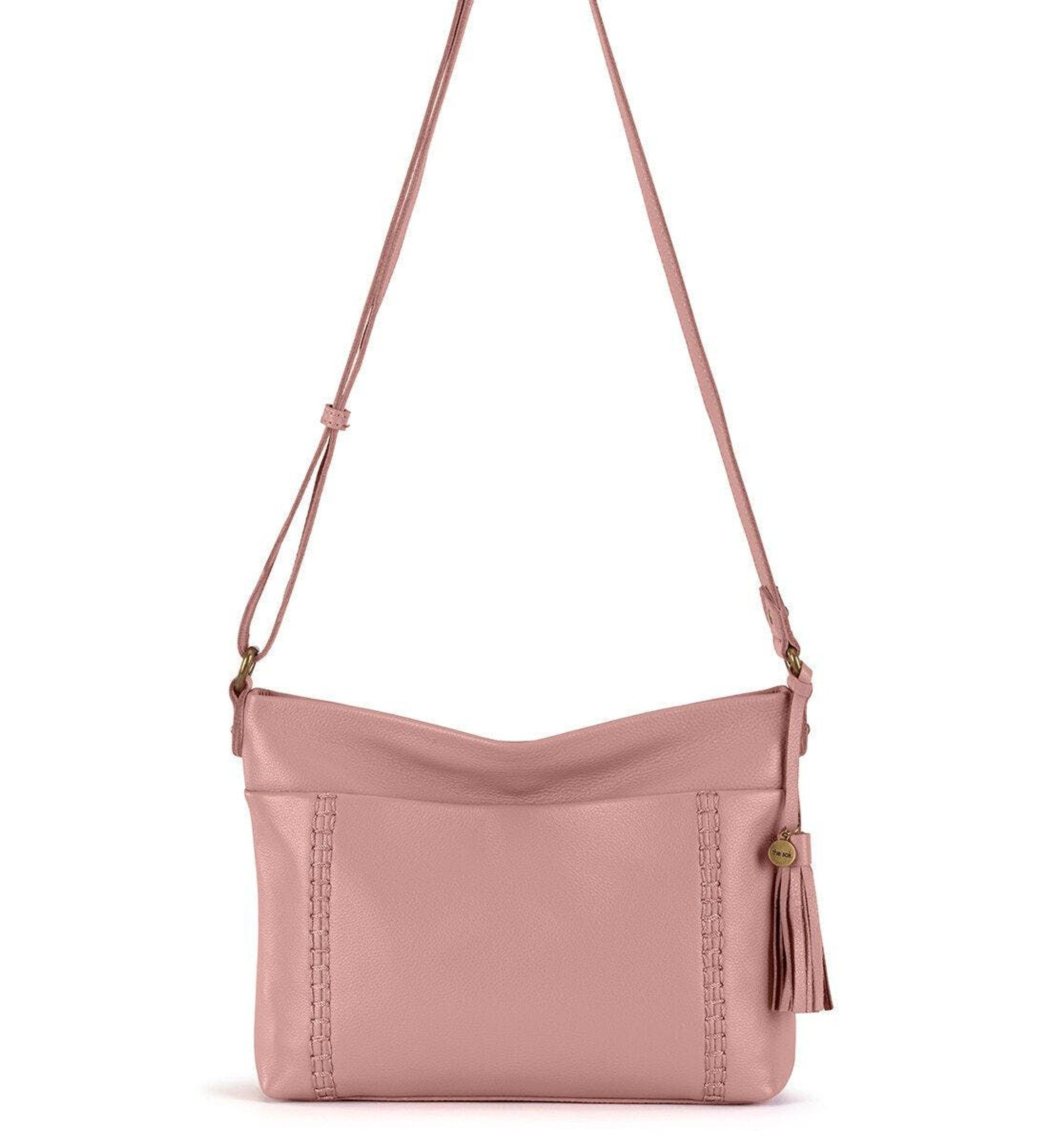 The Sak Melrose Leather Crossbody Handbag in Pink Lyst