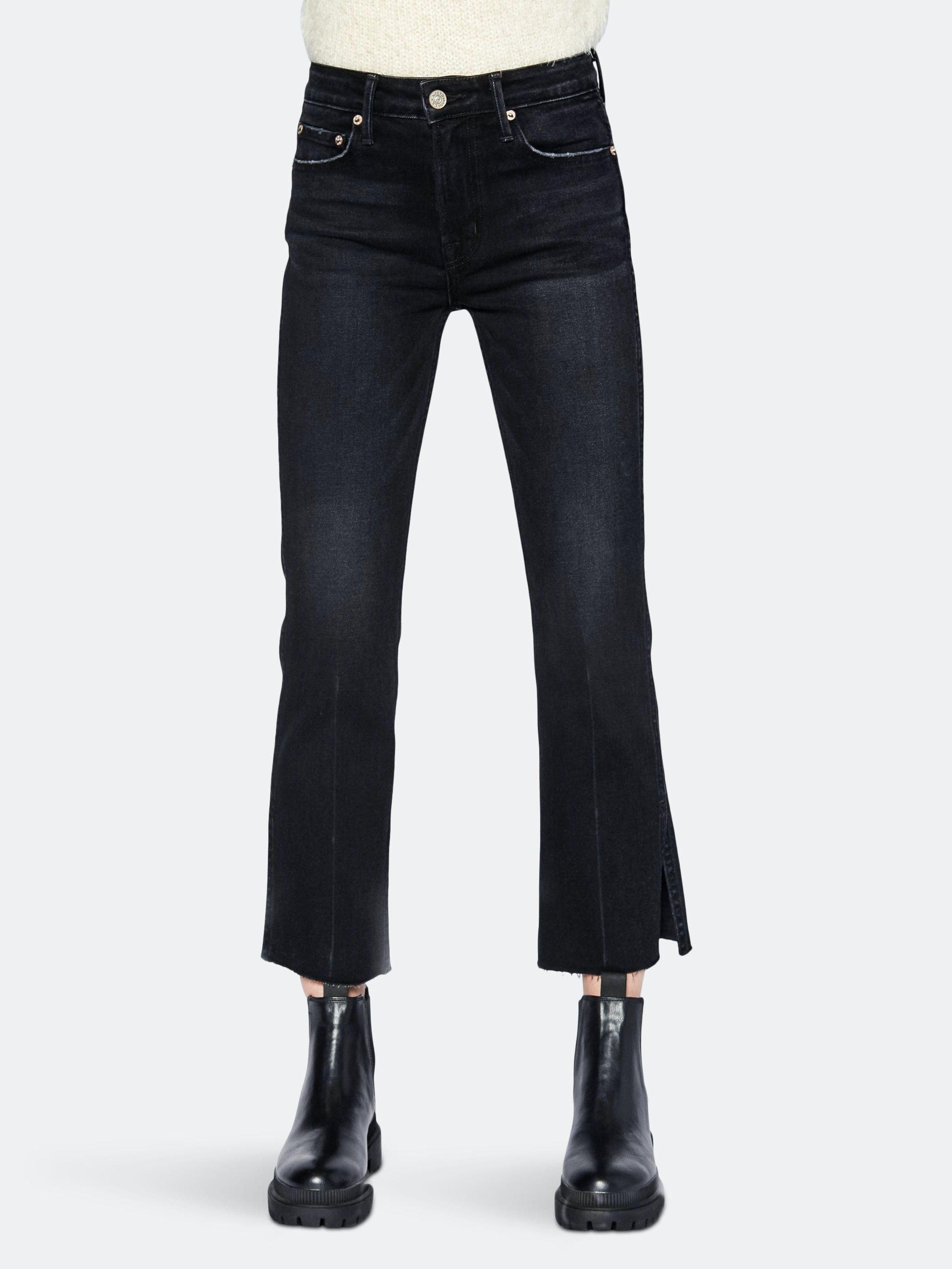 NOEND Farrah Kick Flare Jeans in Blue Lyst