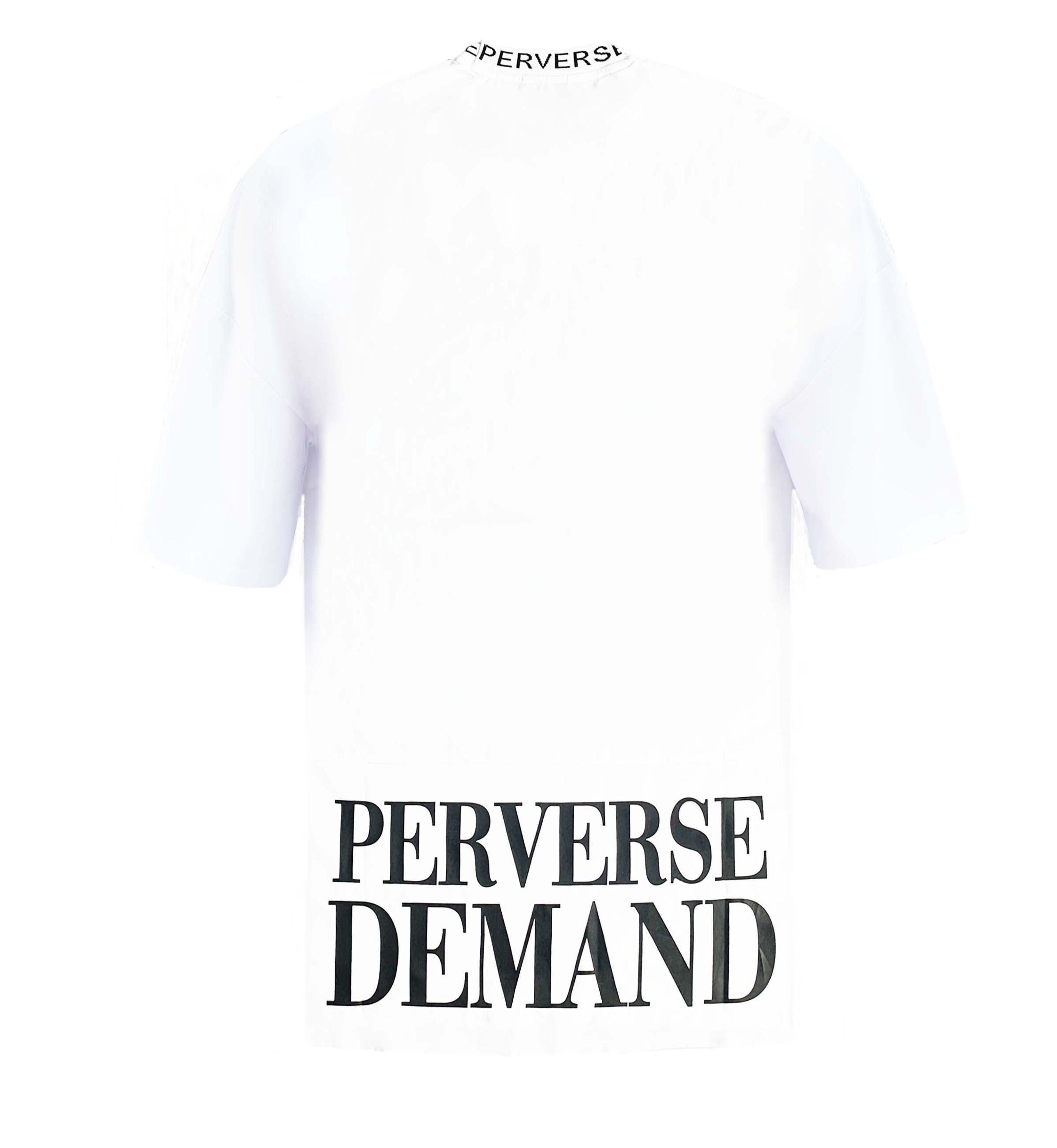 Perverse Demand White Longline Oversized T-shirt for Men | Lyst