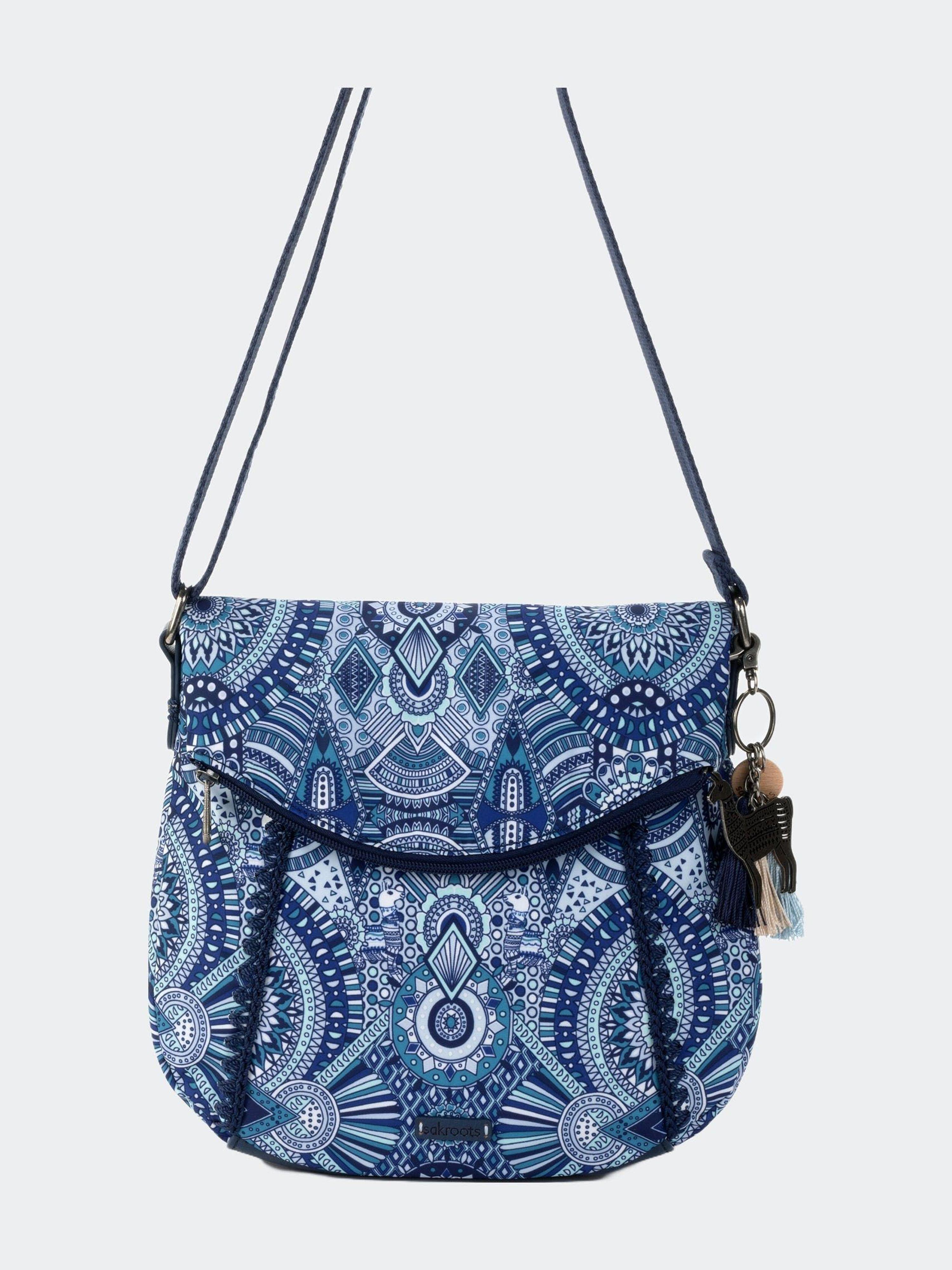 Sakroots Foldover Crossbody in Blue Lyst