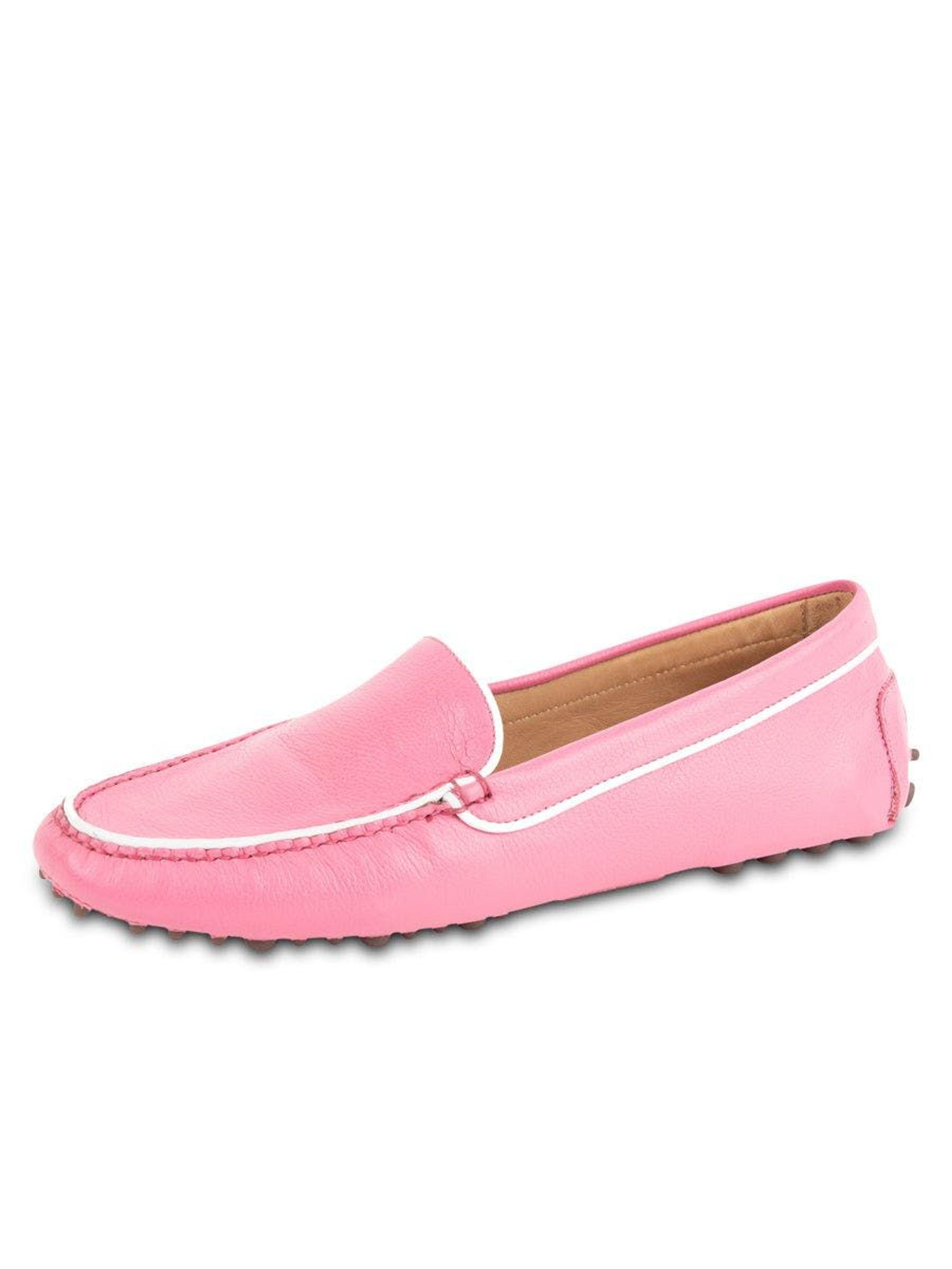 Patricia Green Jill Piped Driving Moccasin in Pink Lyst