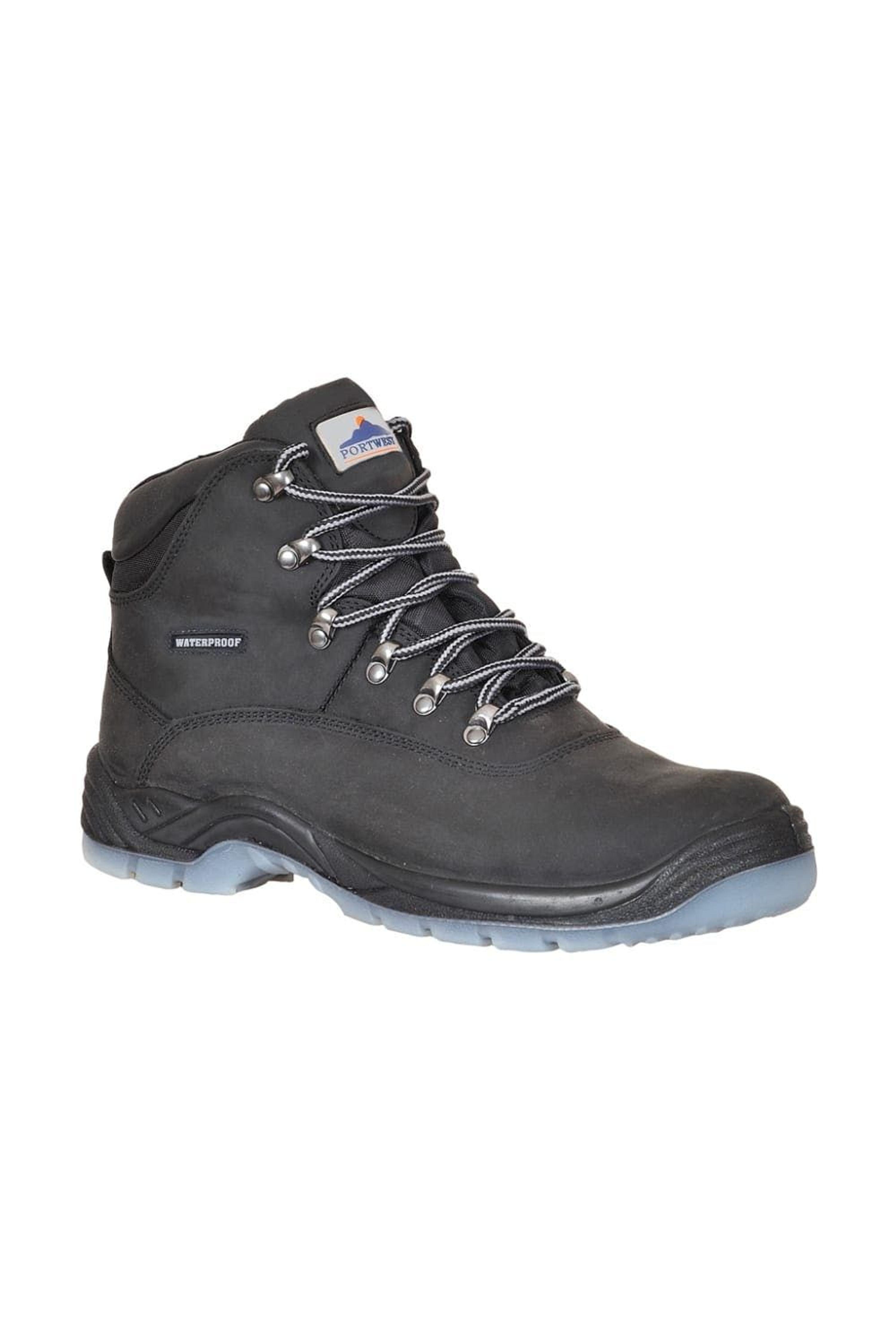 Portwest Adult Steelite Leather Safety Boots in Black | Lyst