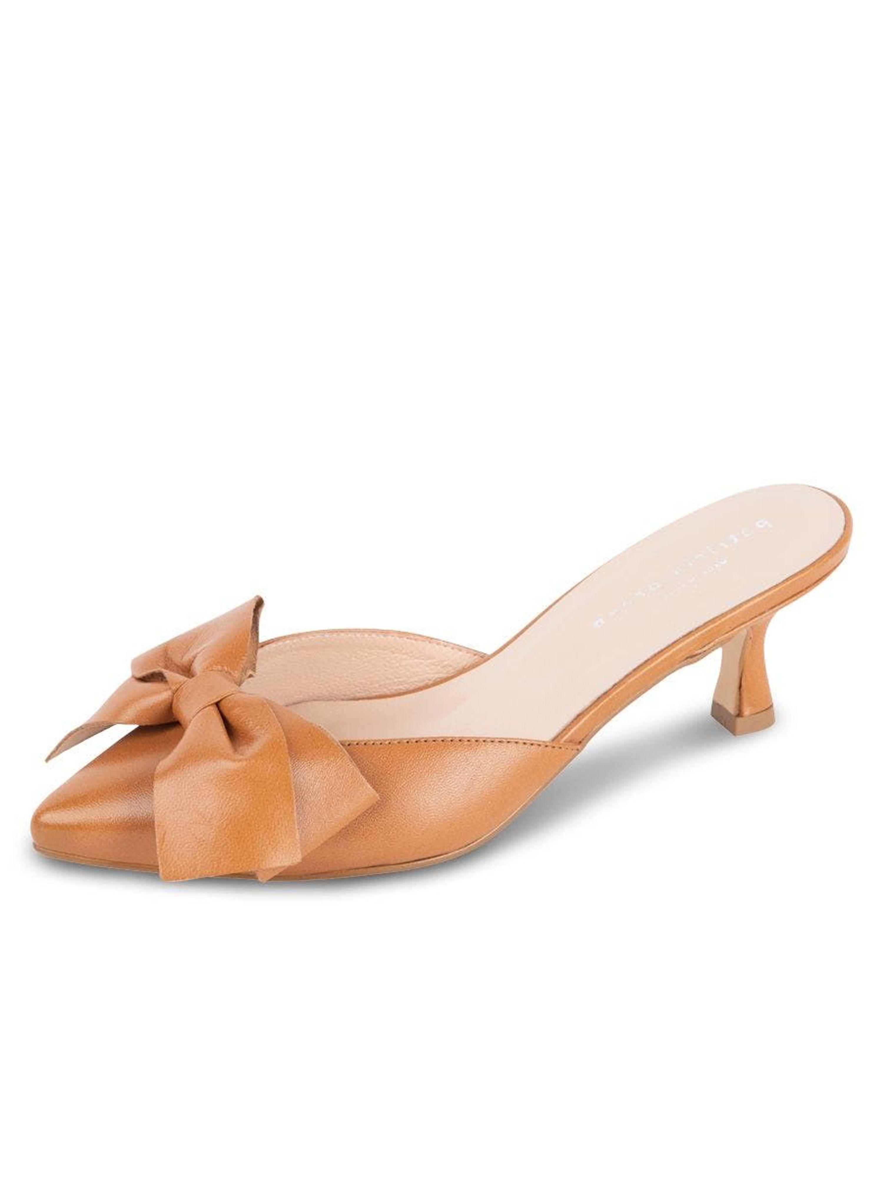 Patricia Green Malibu Kitten Heel Mule in Pink | Lyst