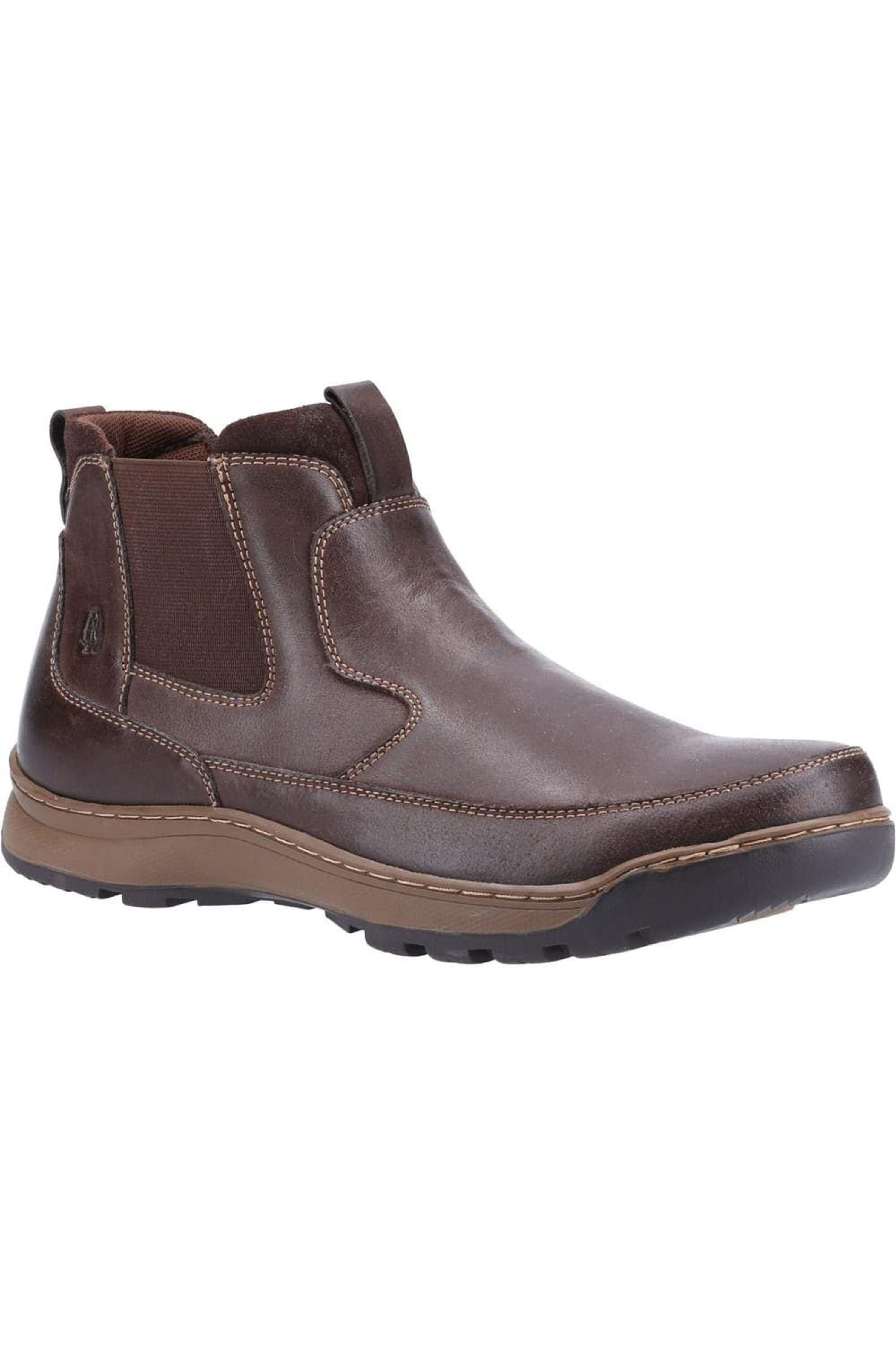 Hush Puppies Gavin Leather Chelsea Boots in Brown for Men | Lyst