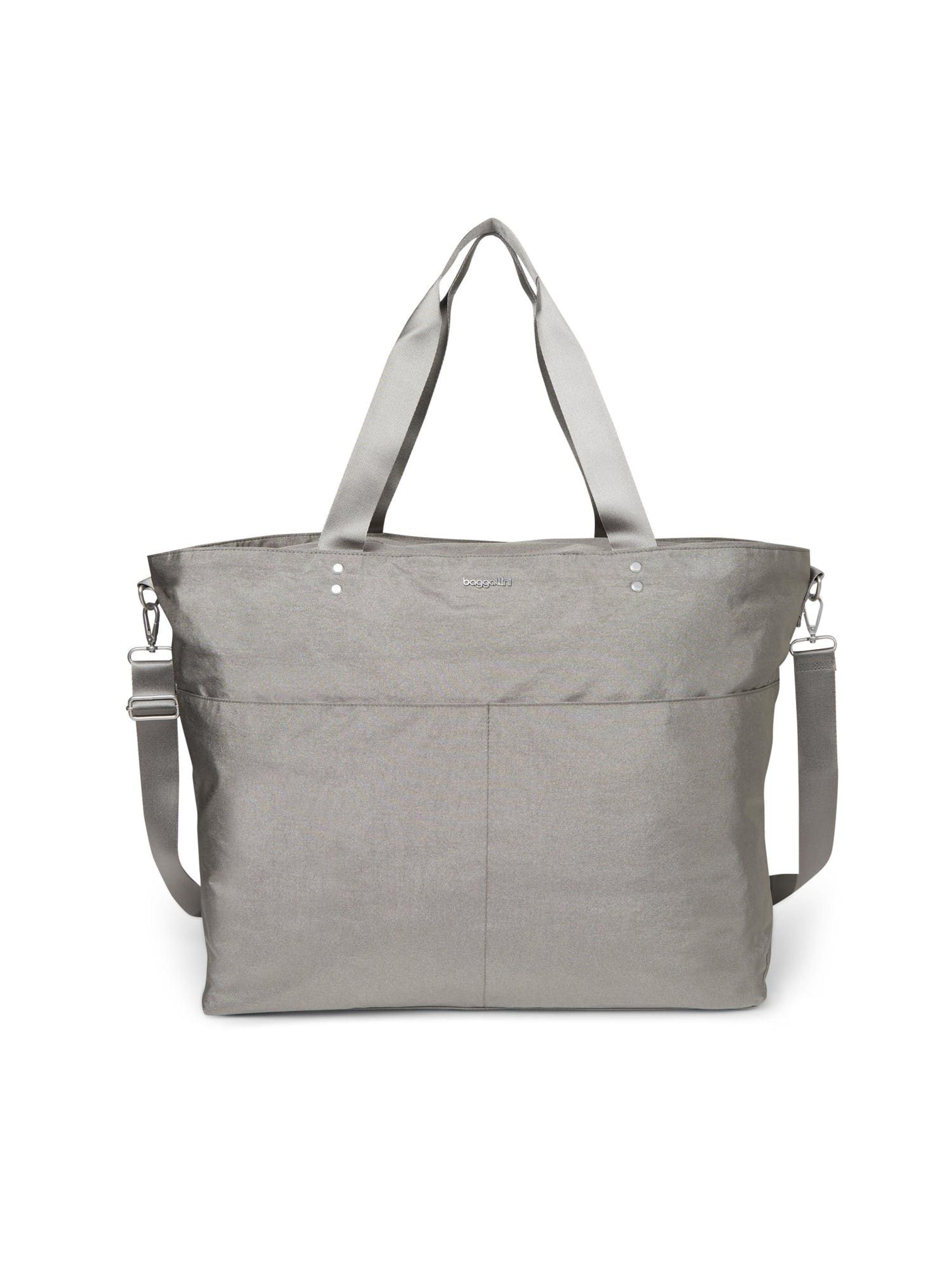 Baggallini Extralarge Carryall Tote in Gray Lyst