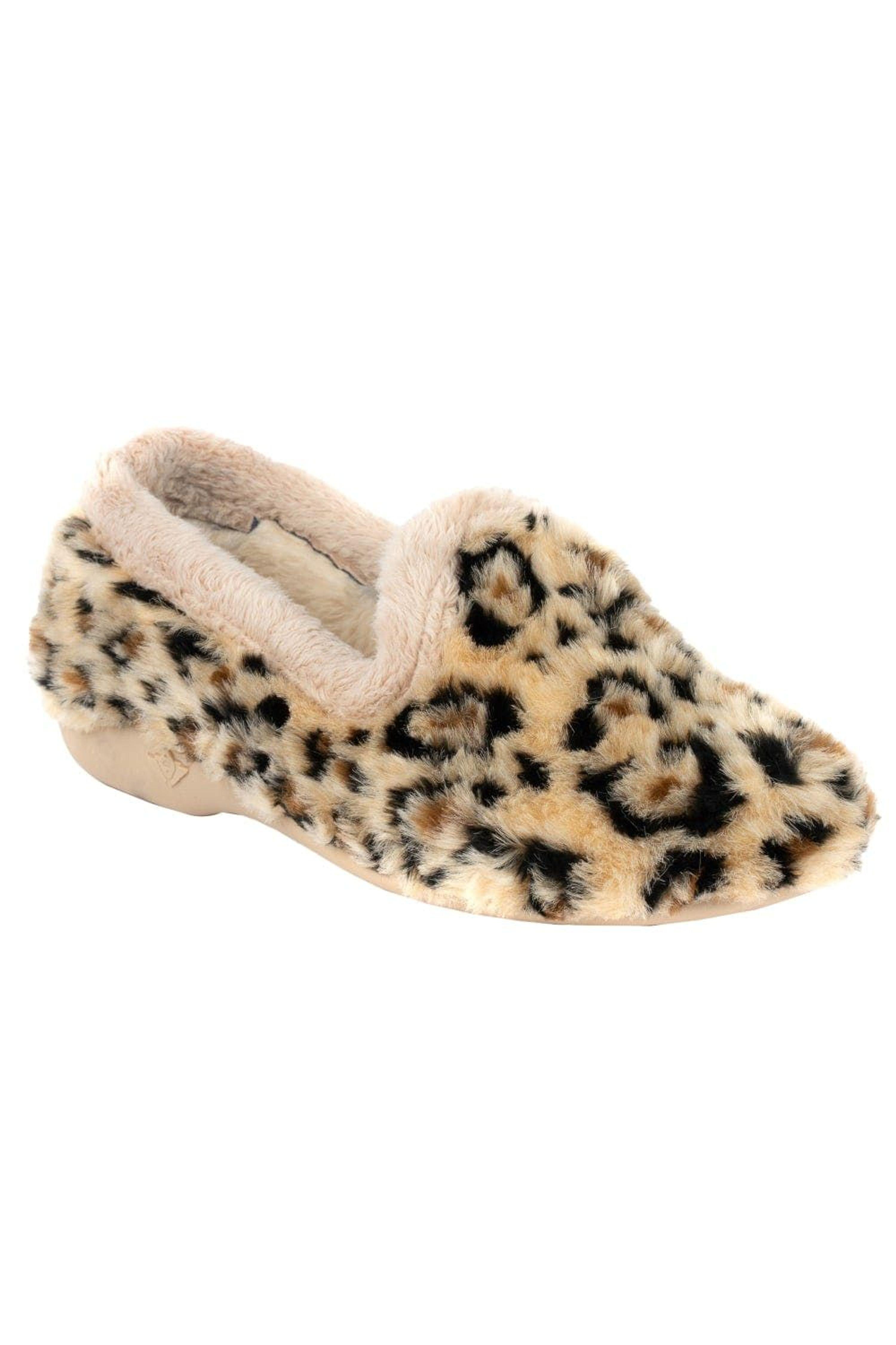 Lunar Samba Leopard Print Slippers in Natural Lyst