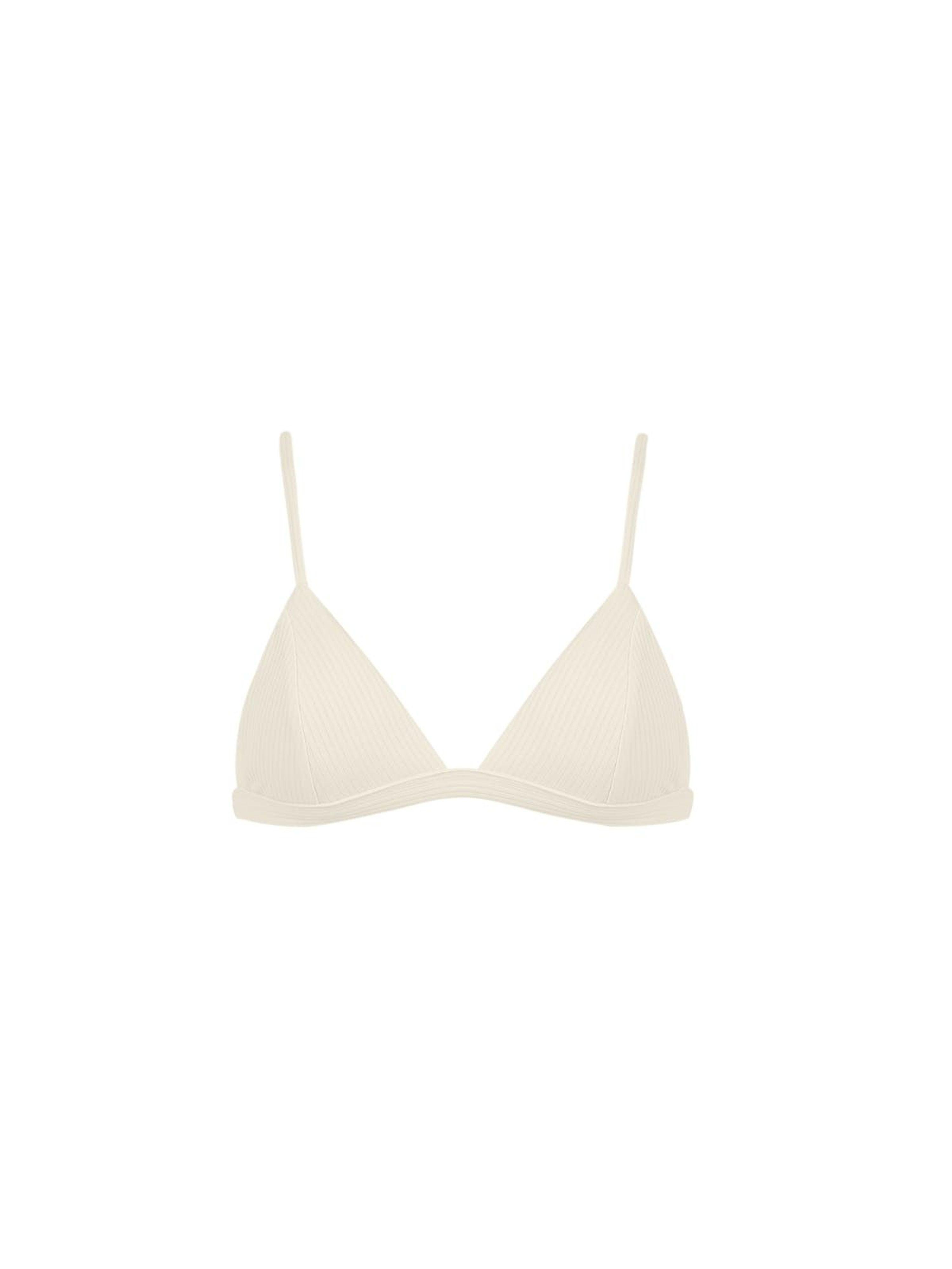 Bromelia Swimwear Valentina Bikini Top in White | Lyst