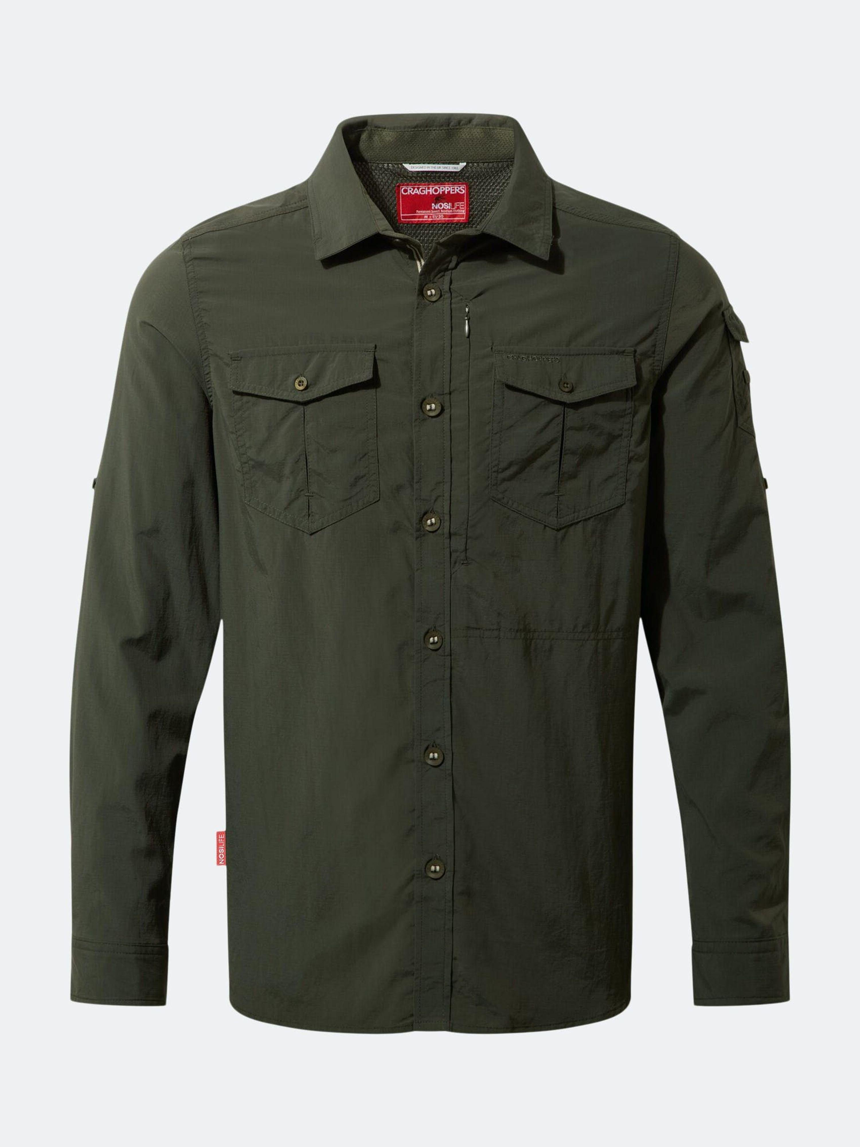 Craghoppers Nosilife Adventure Ii Long Sleeved Shirt in Green for Men | Lyst