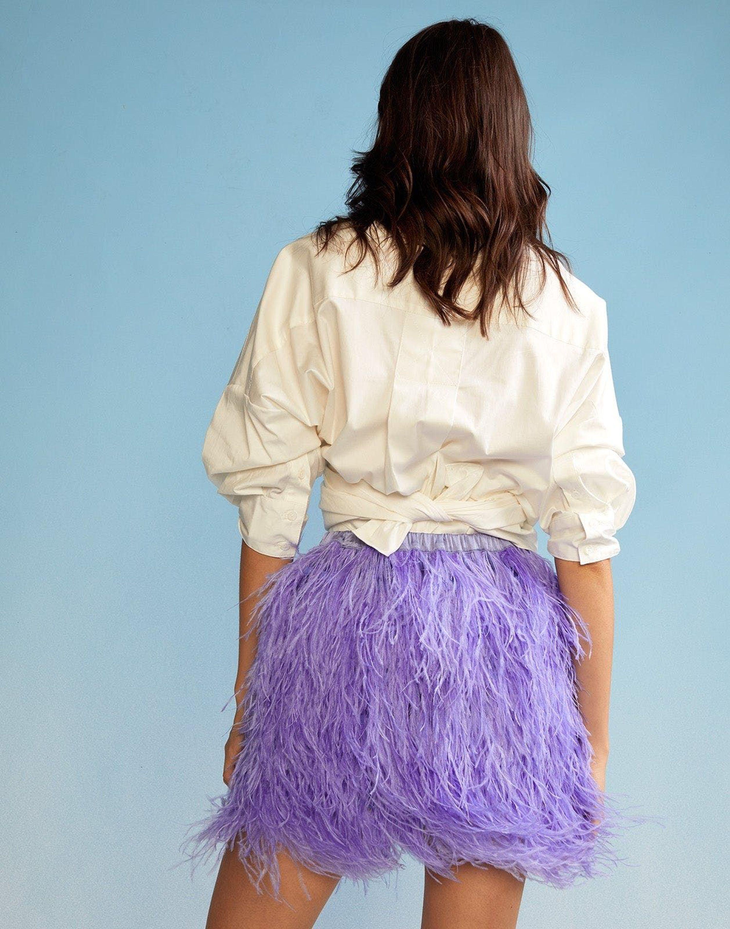 Feather Skirt – Cynthia Rowley