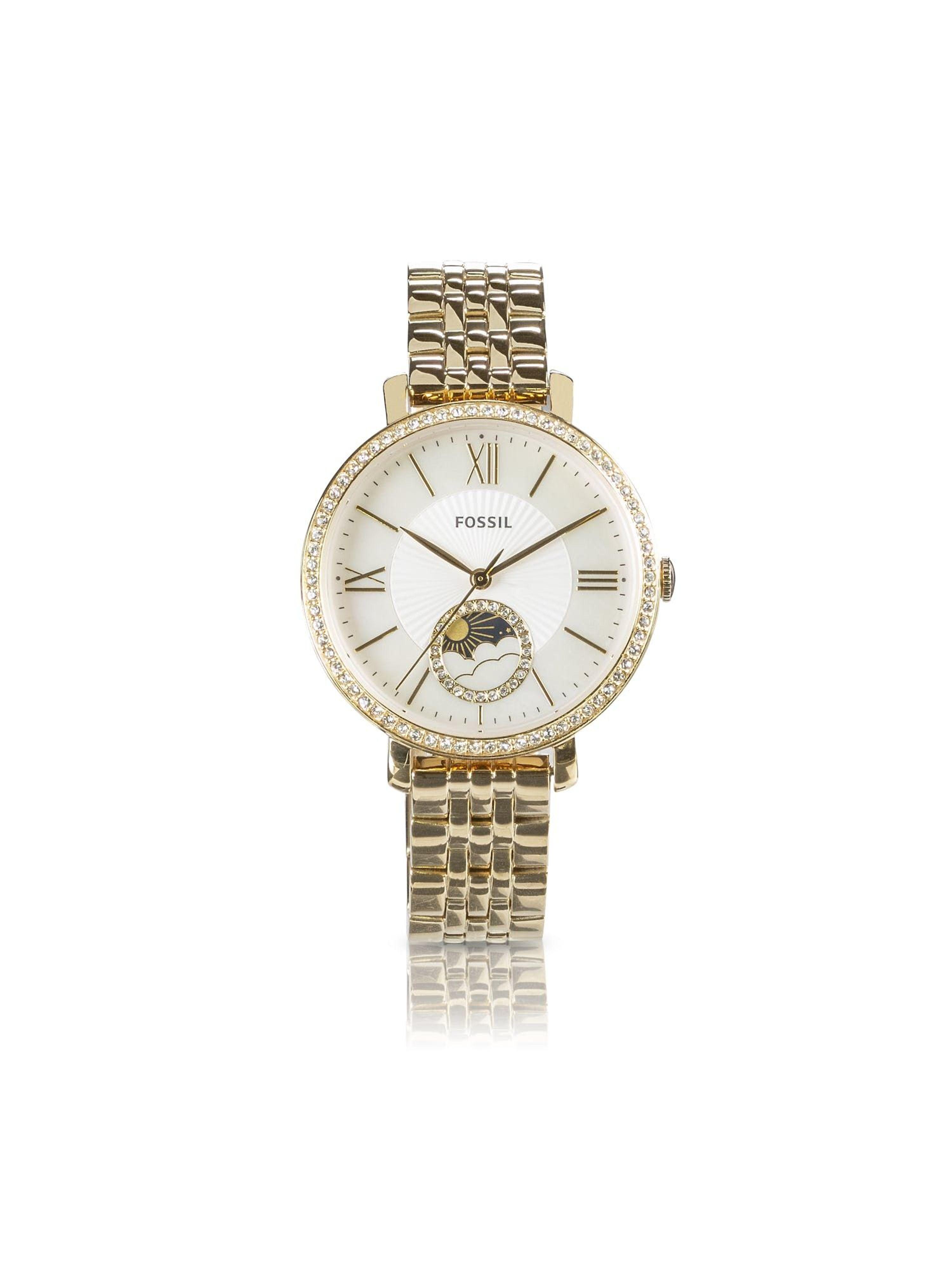 Fossil Es5167 Elegant Japanese Movement Fashionable Multifunction Rose