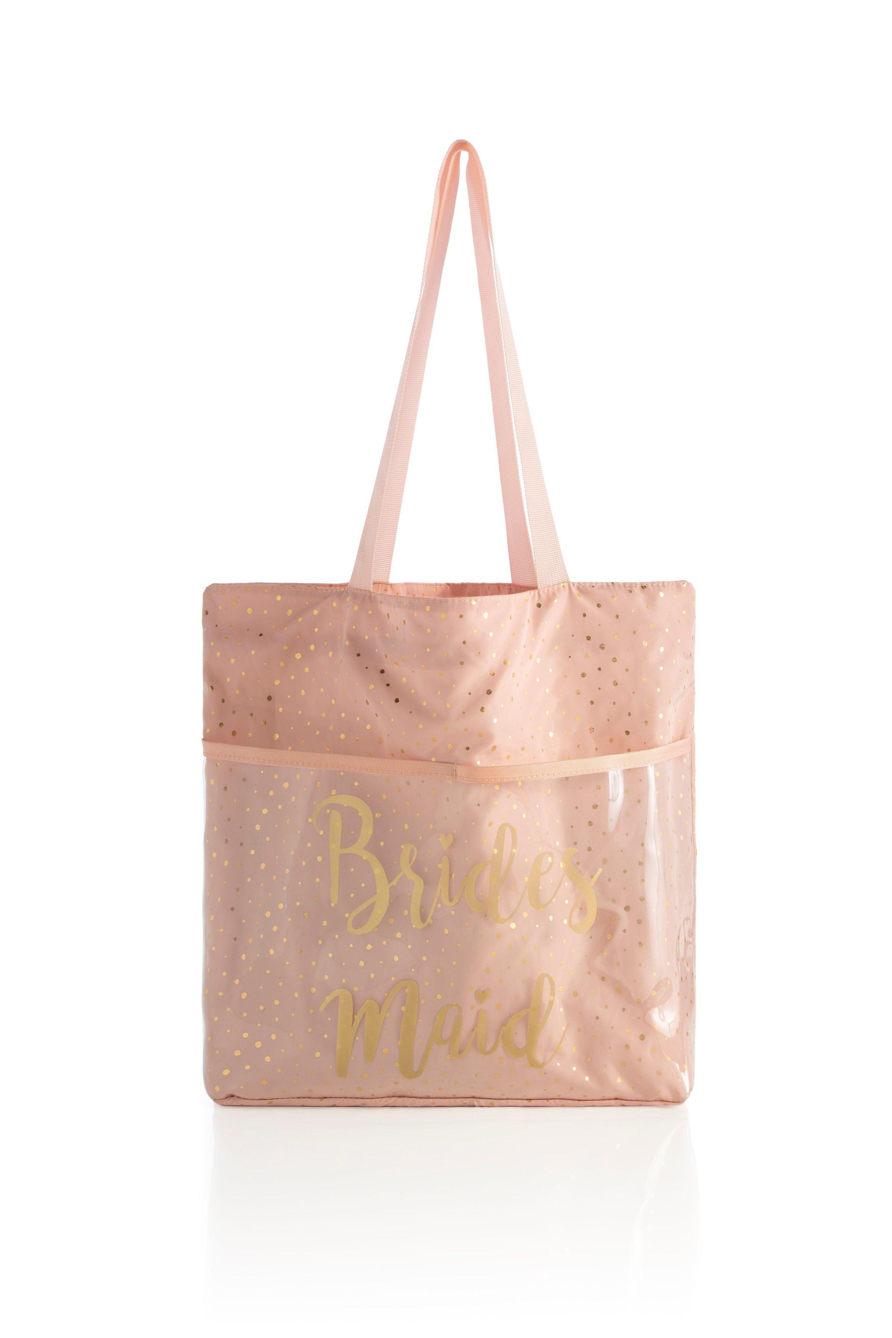 Bridesmaid totes with flip deals flops