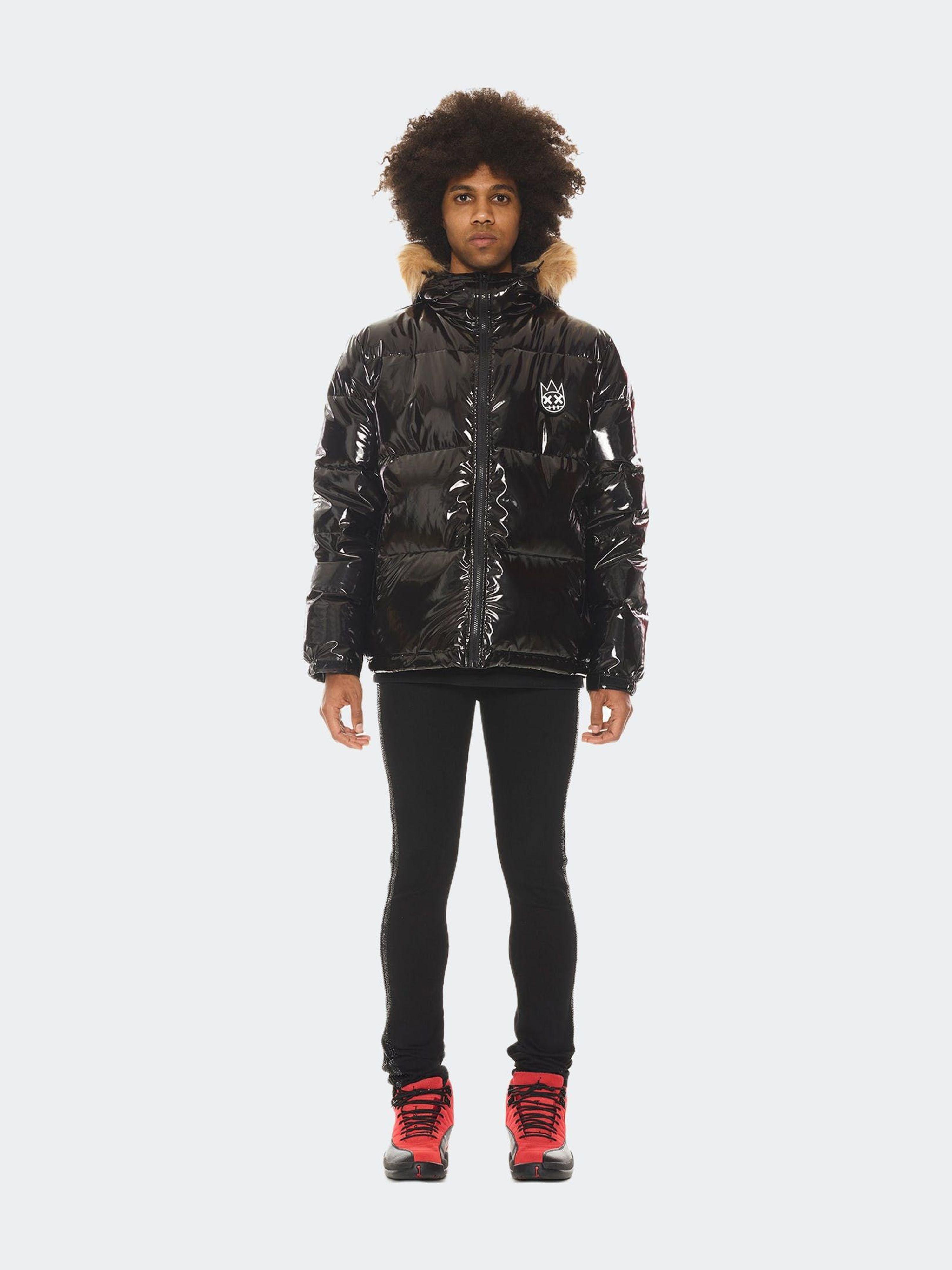 Cult Of Individuality Duck Down Puffer Jacket With Faux Fur Hood in