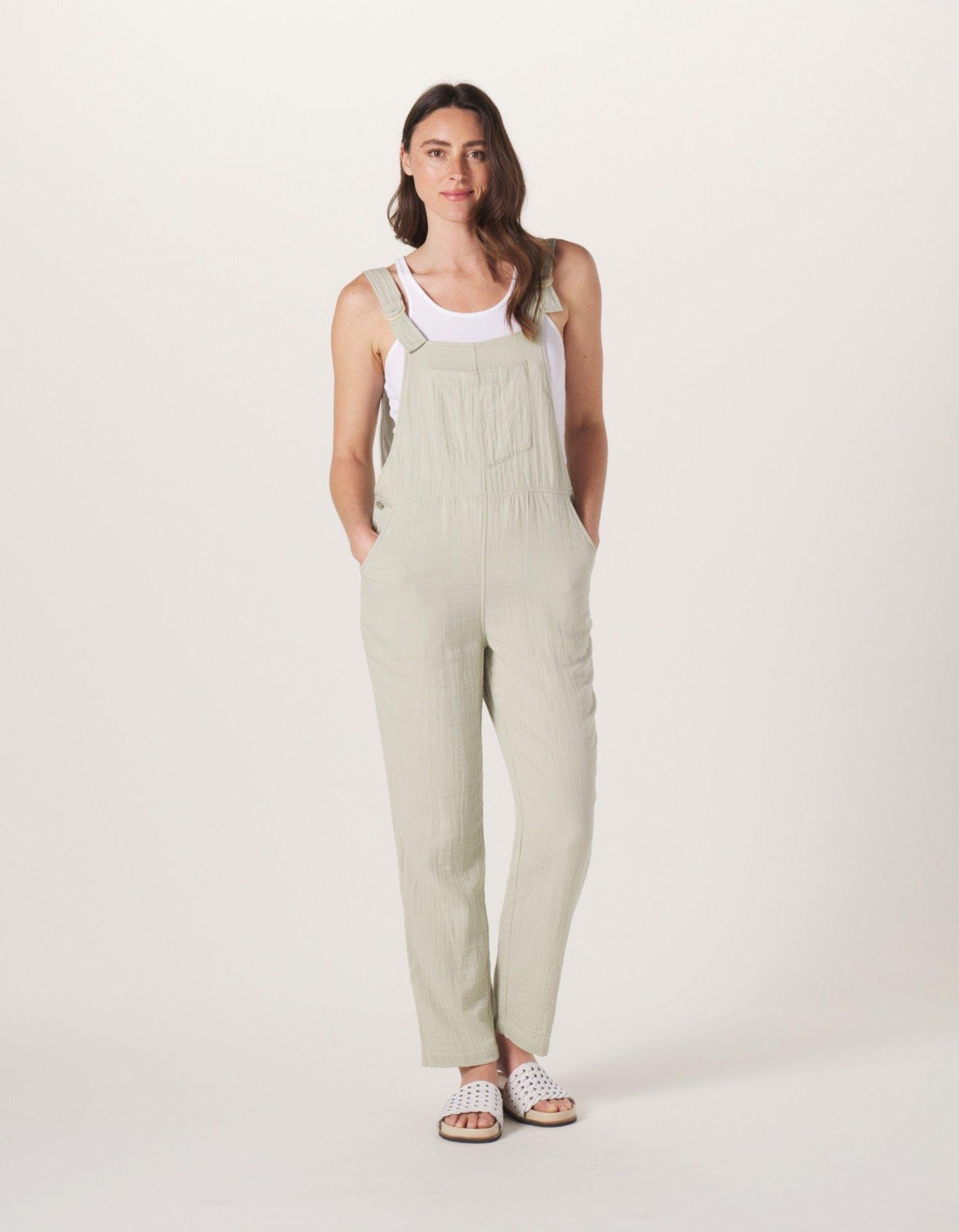 The Normal Brand Kalo Overalls in Natural | Lyst