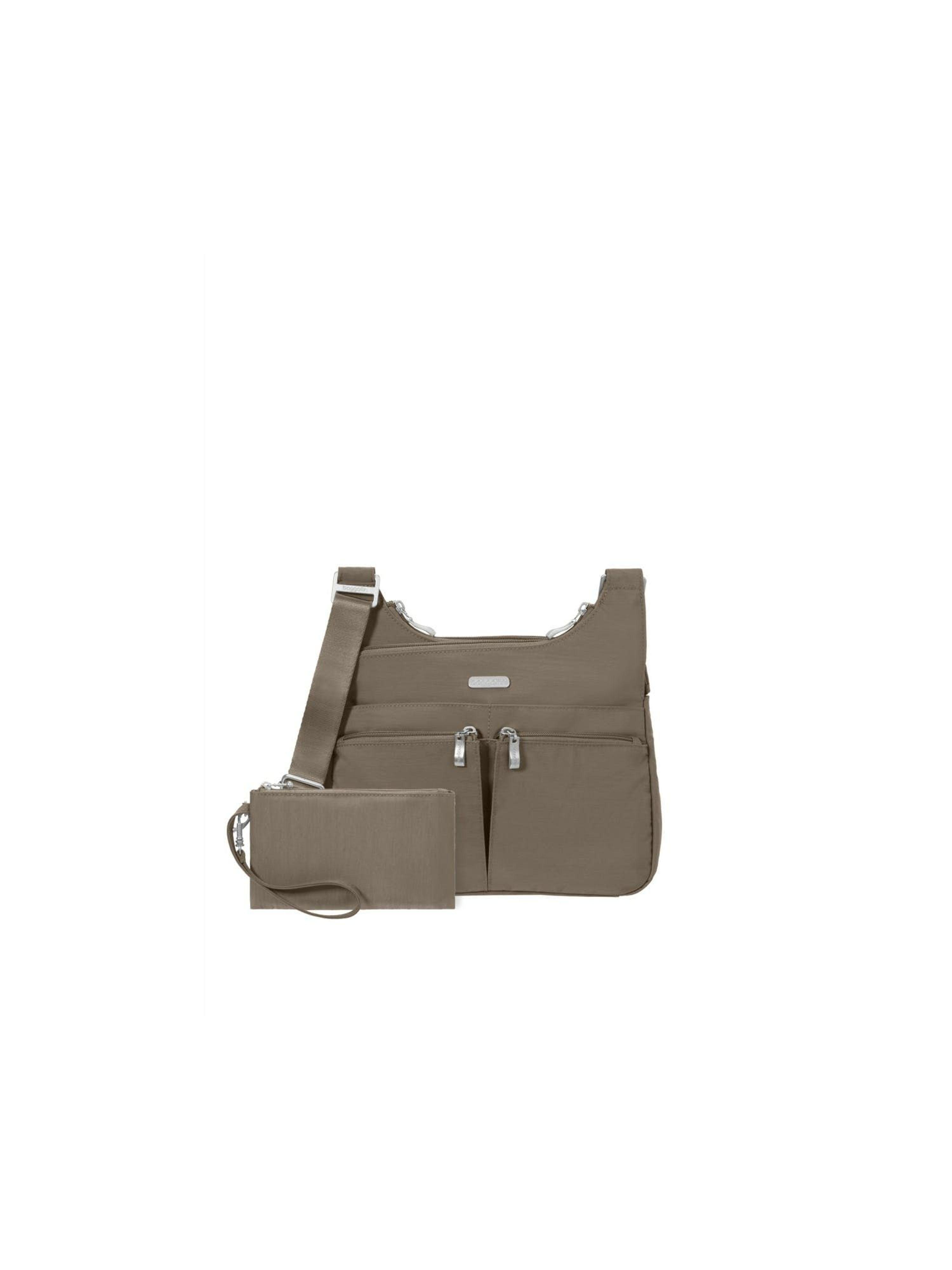 Baggallini Cross Over Crossbody With Rfid Bag in Brown Lyst