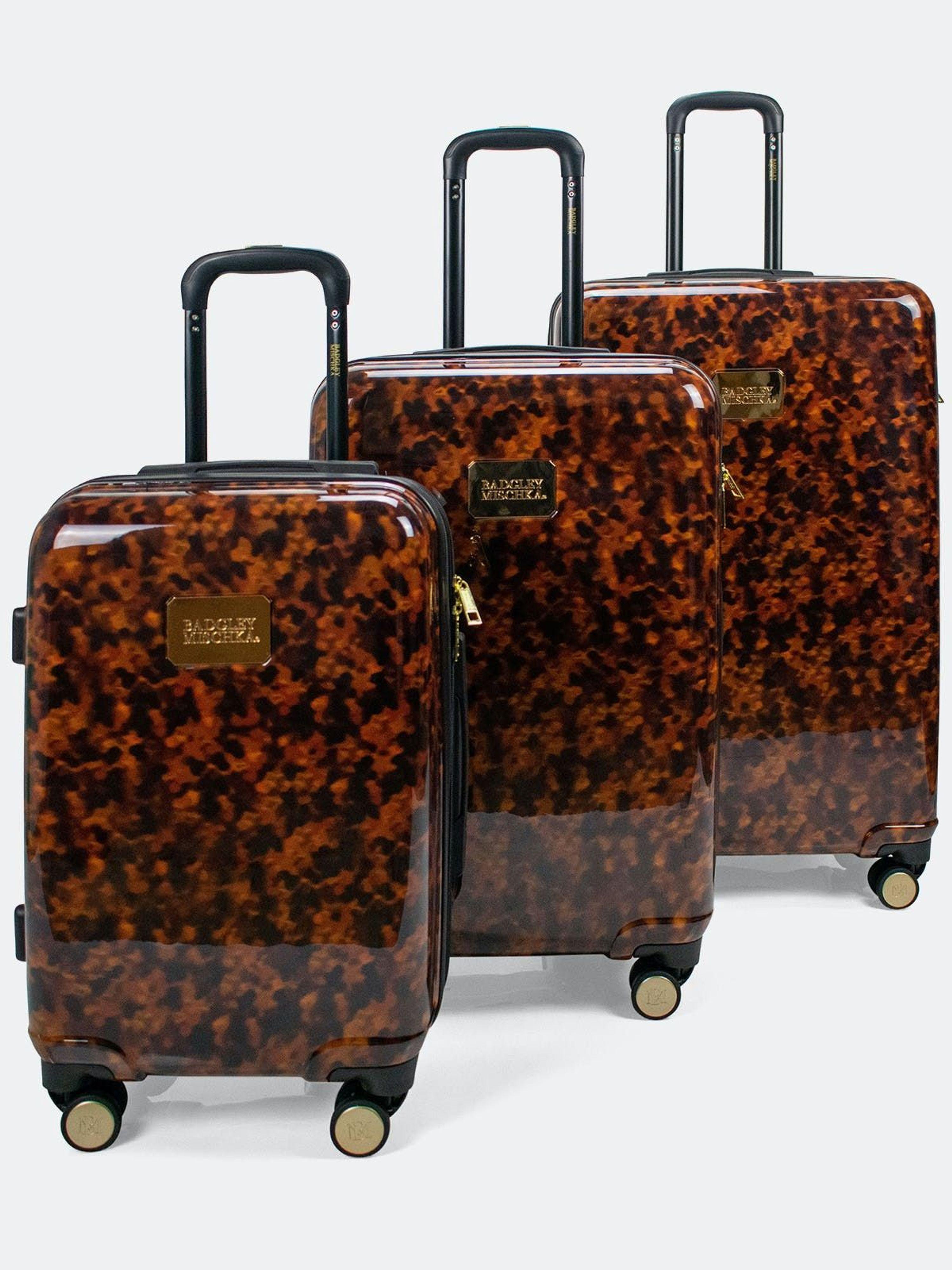 Badgley Mischka Essence 3 Piece Expandable Luggage Set in Brown Lyst