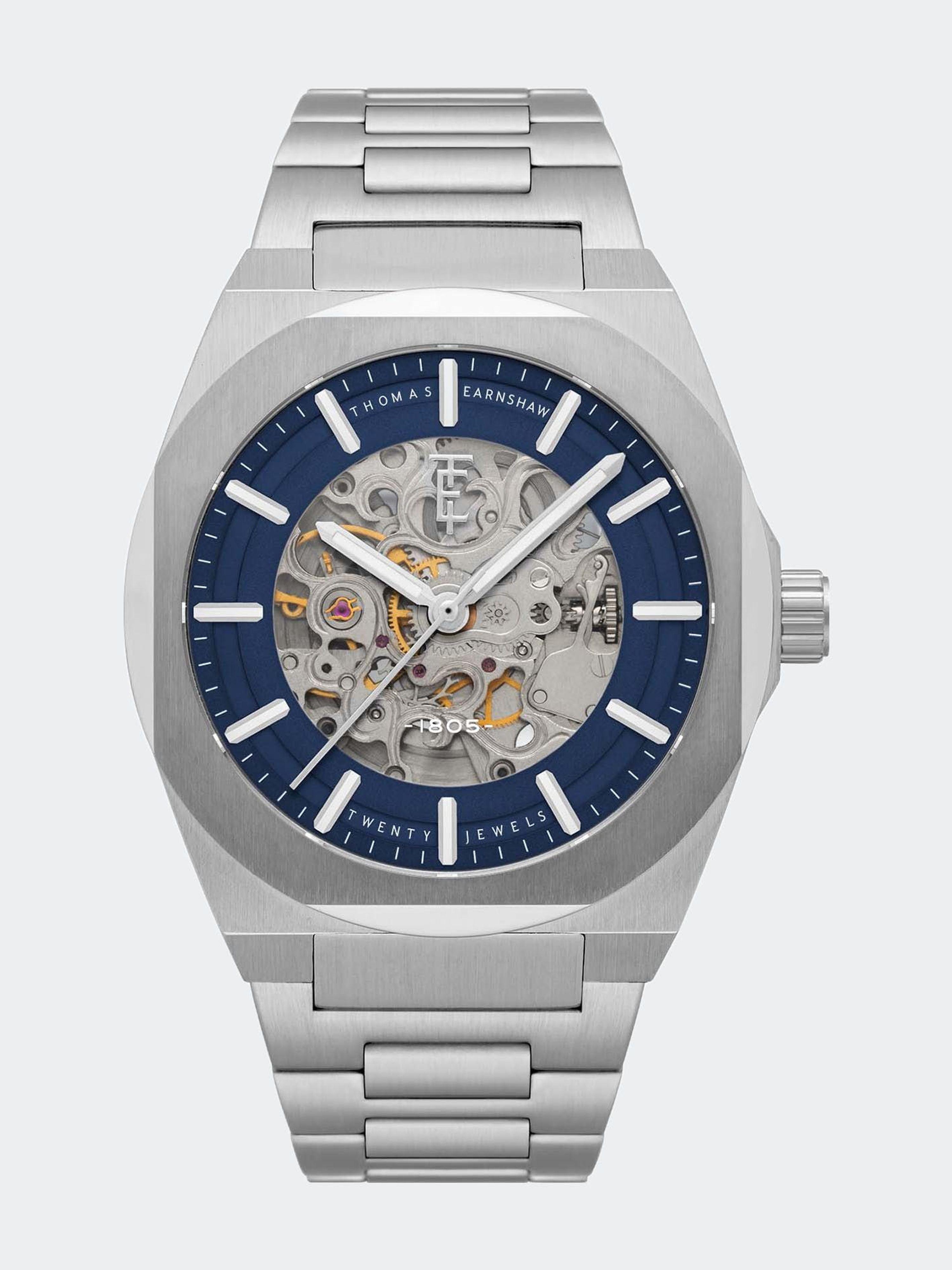 Thomas Earnshaw Fowler Skeleton Automatic Watch in Gray for Men | Lyst