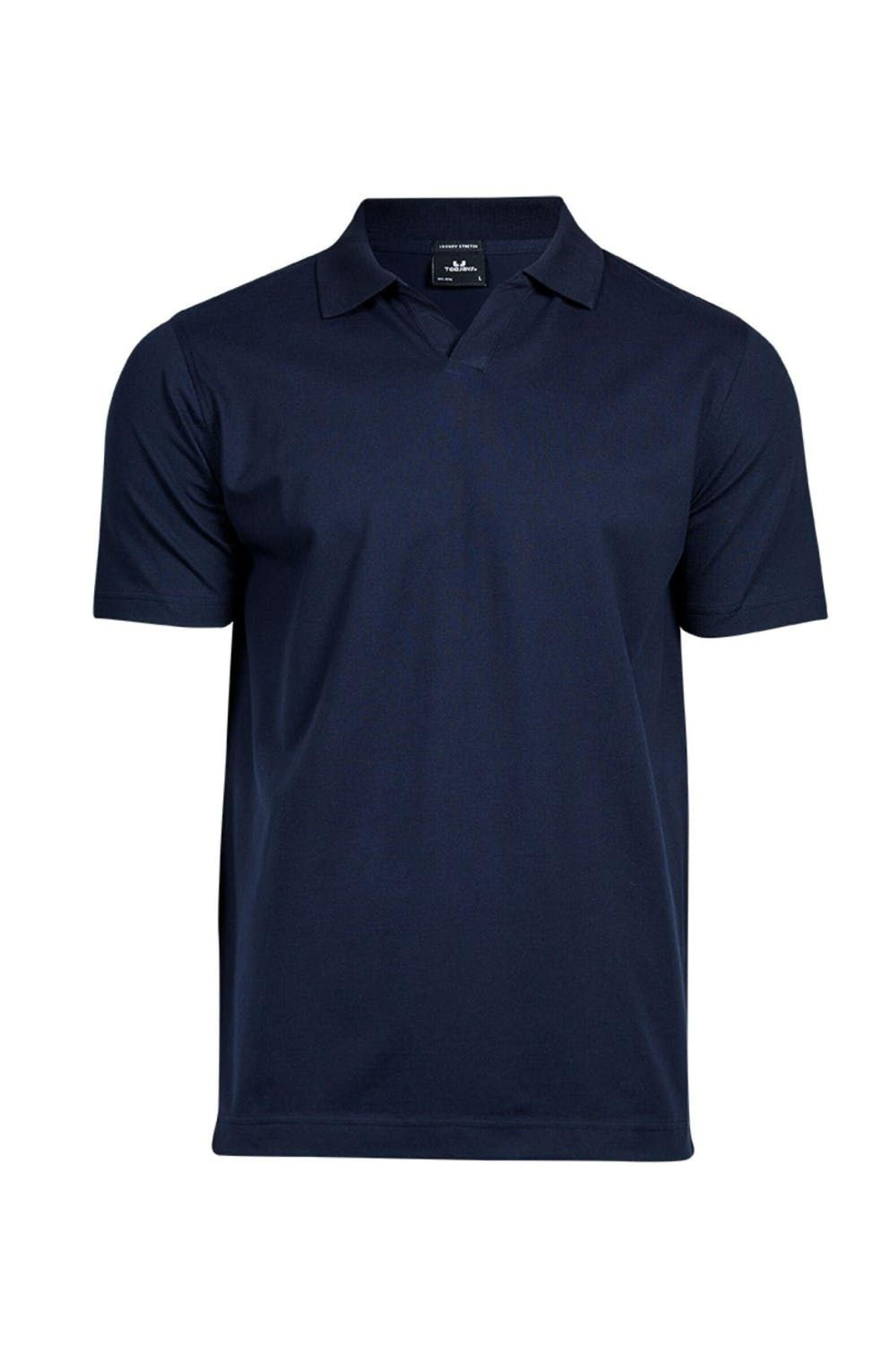 Tee Jays Mens Luxury Stretch Short Sleeve Polo Shirt at  Men’s  Clothing store