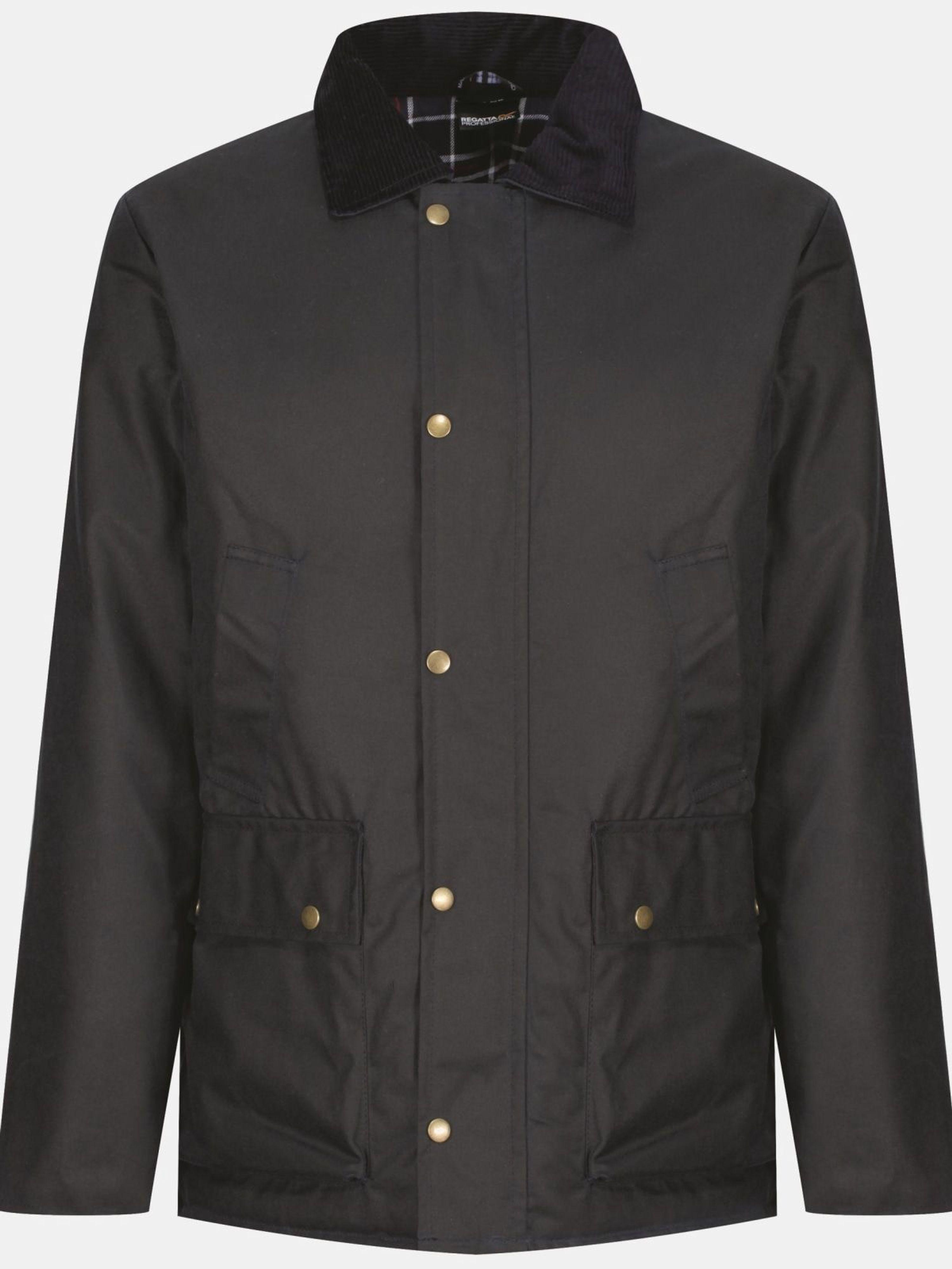 Regatta Pensford Waxed Jacket in Black for Men | Lyst