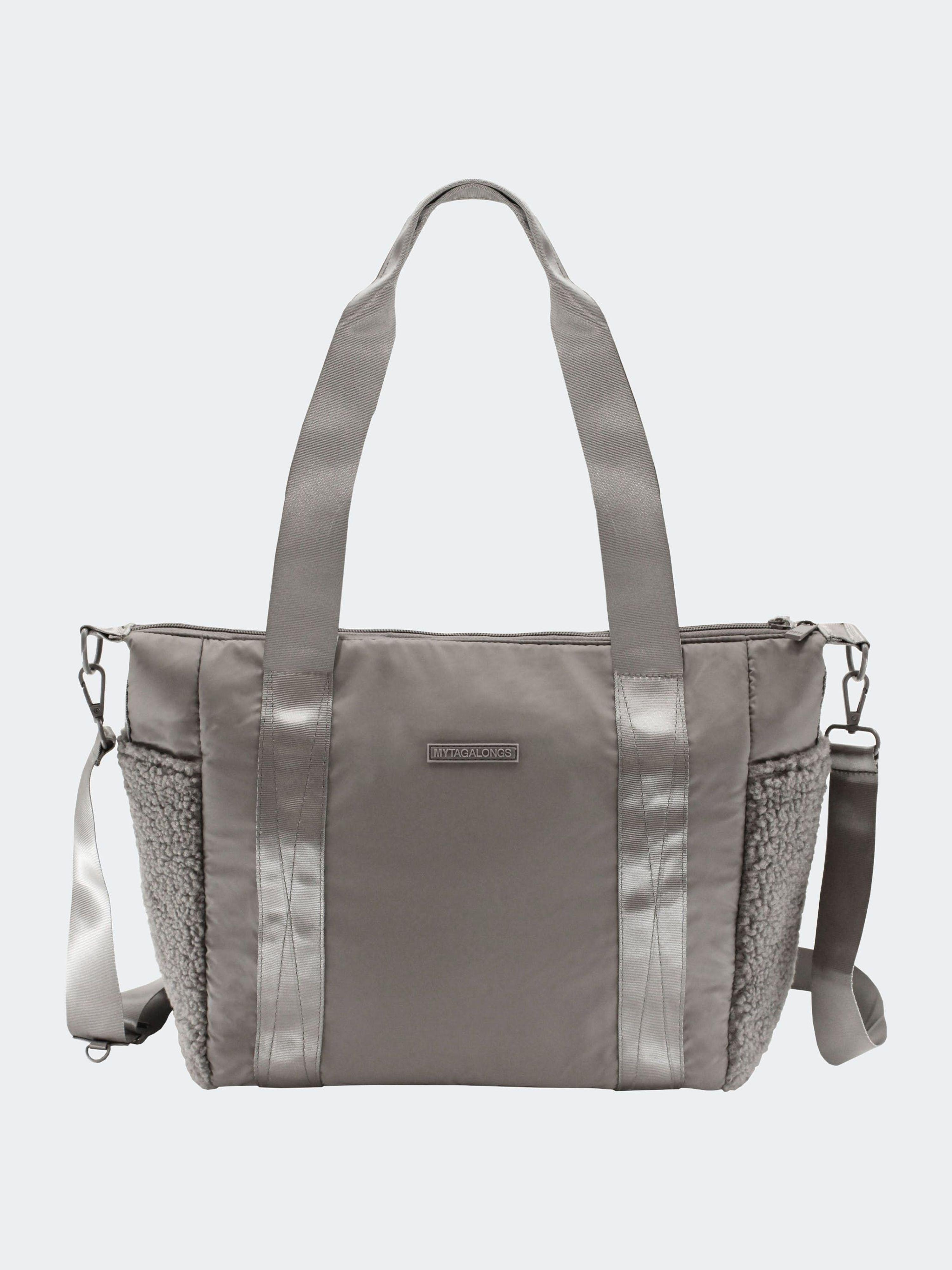 MYTAGALONGS Commuter Tote Bag in Gray Lyst