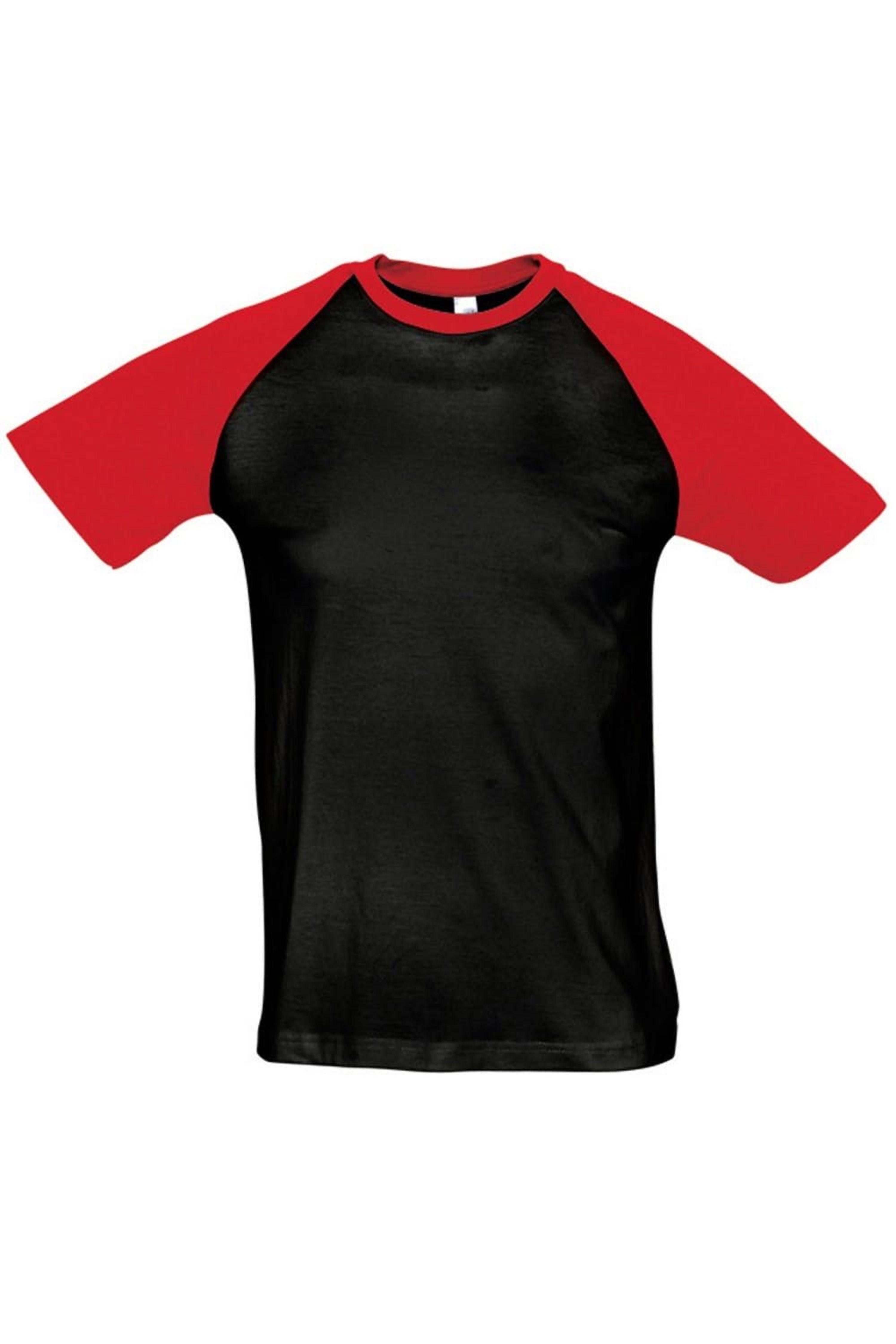 Sol's Funky Contrast Short Sleeve T-shirt in Red for Men | Lyst